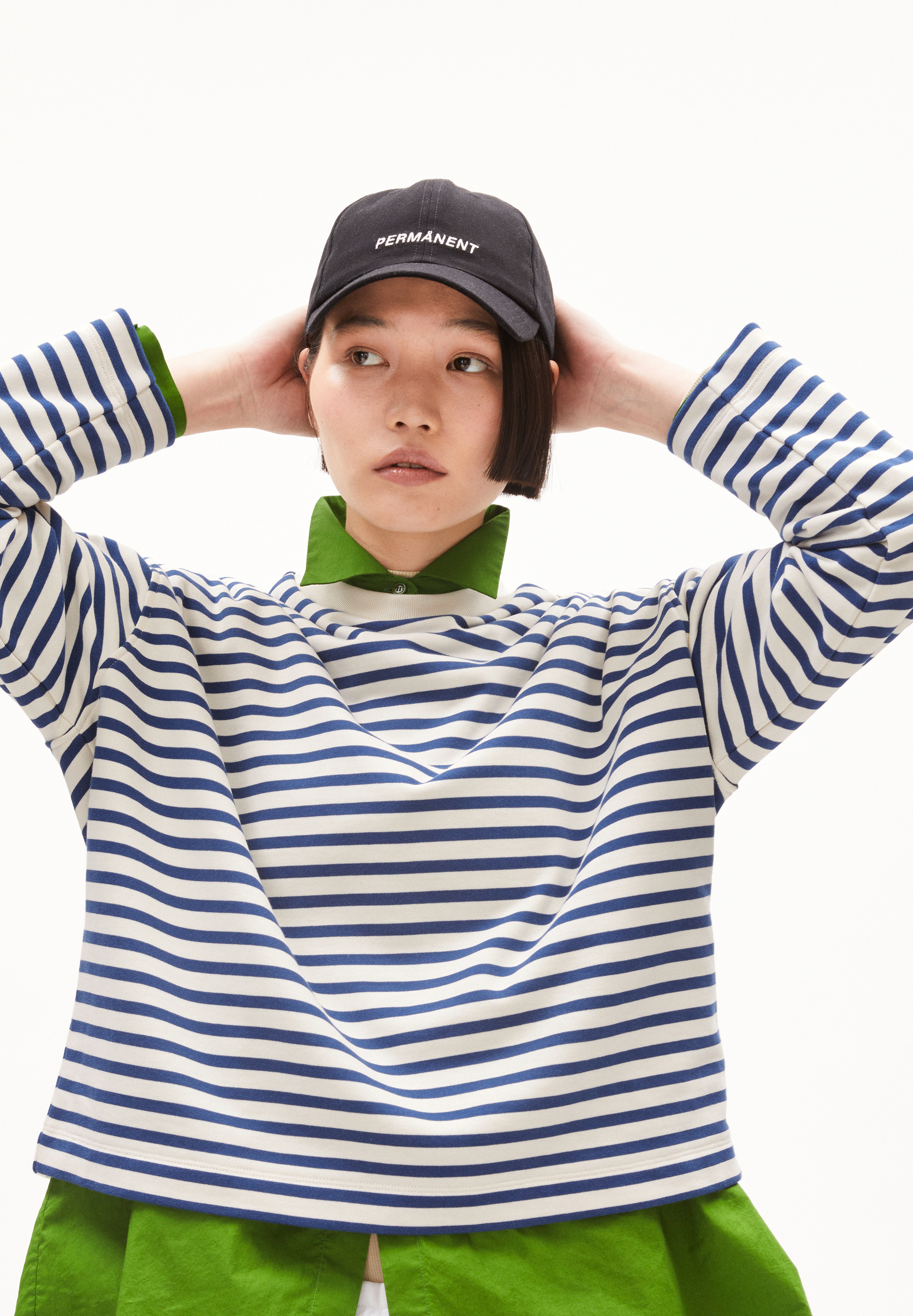 FRANKAA MAARLEN STRIPE Sweatshirt aus Bio-Baumwolle