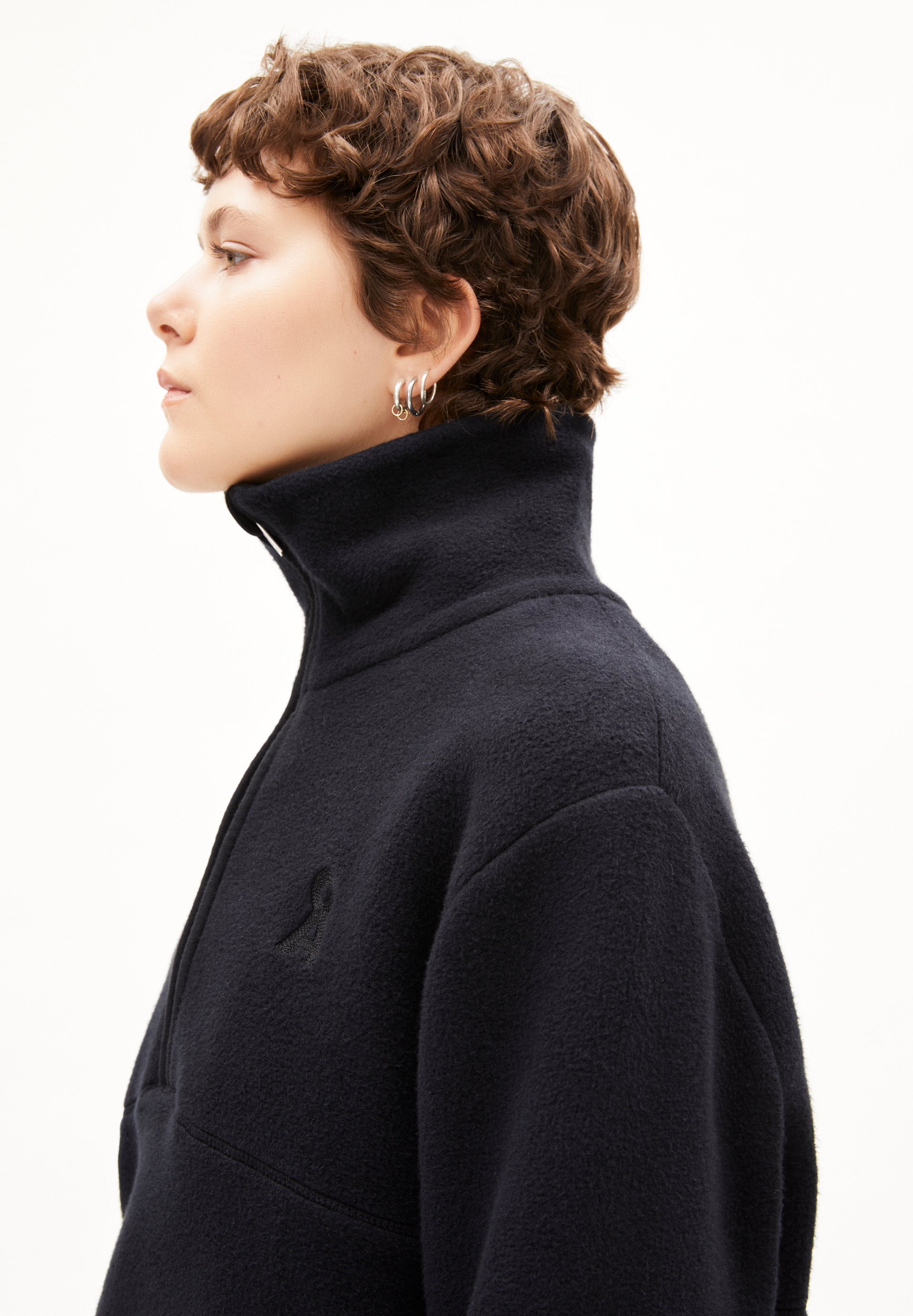HAARLEENAA Fleece Sweatshirt made of Organic Cotton