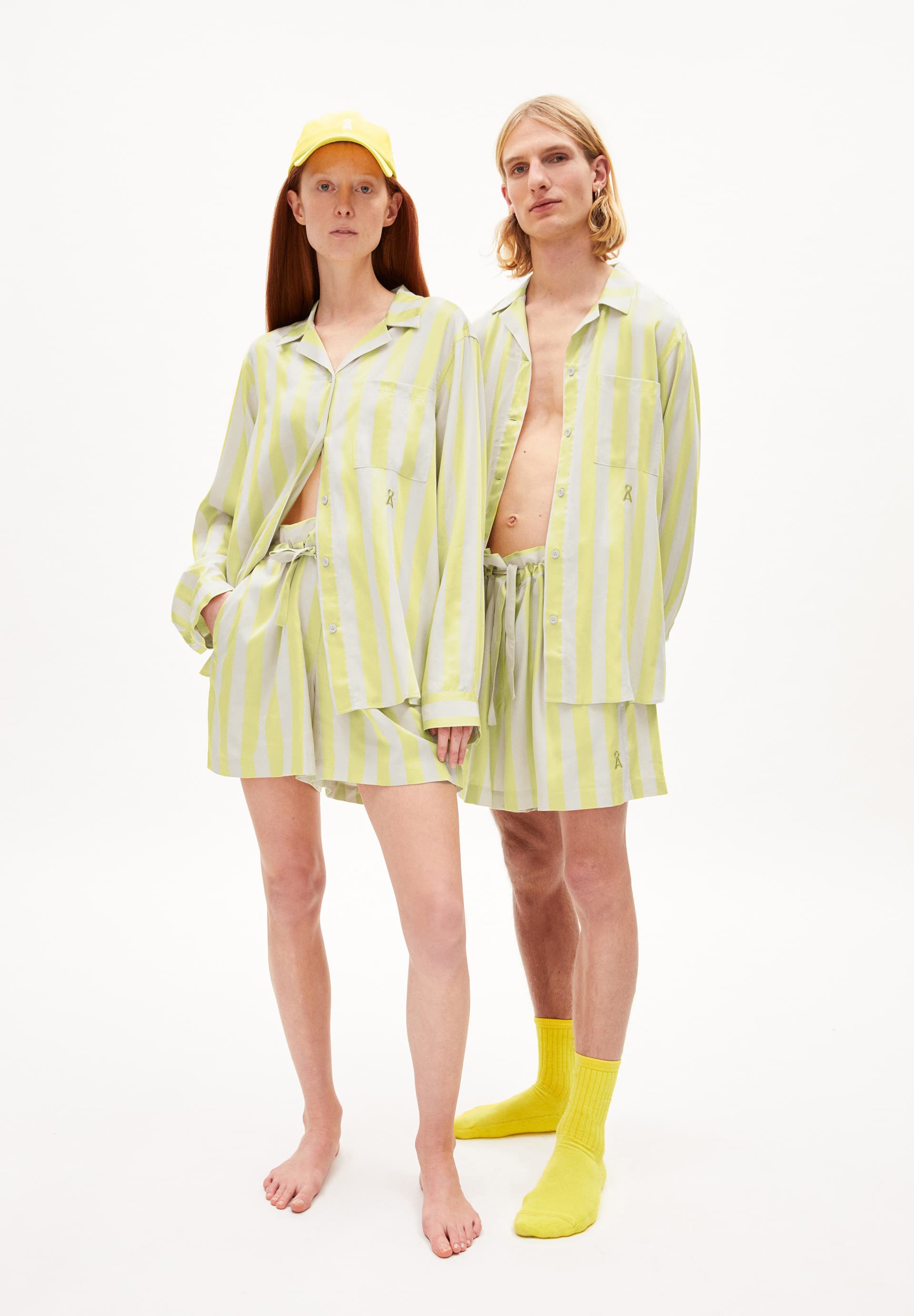MAADURA STRIPE SET Uniseks pyjamaset van innovatieve Infinna?-vezel