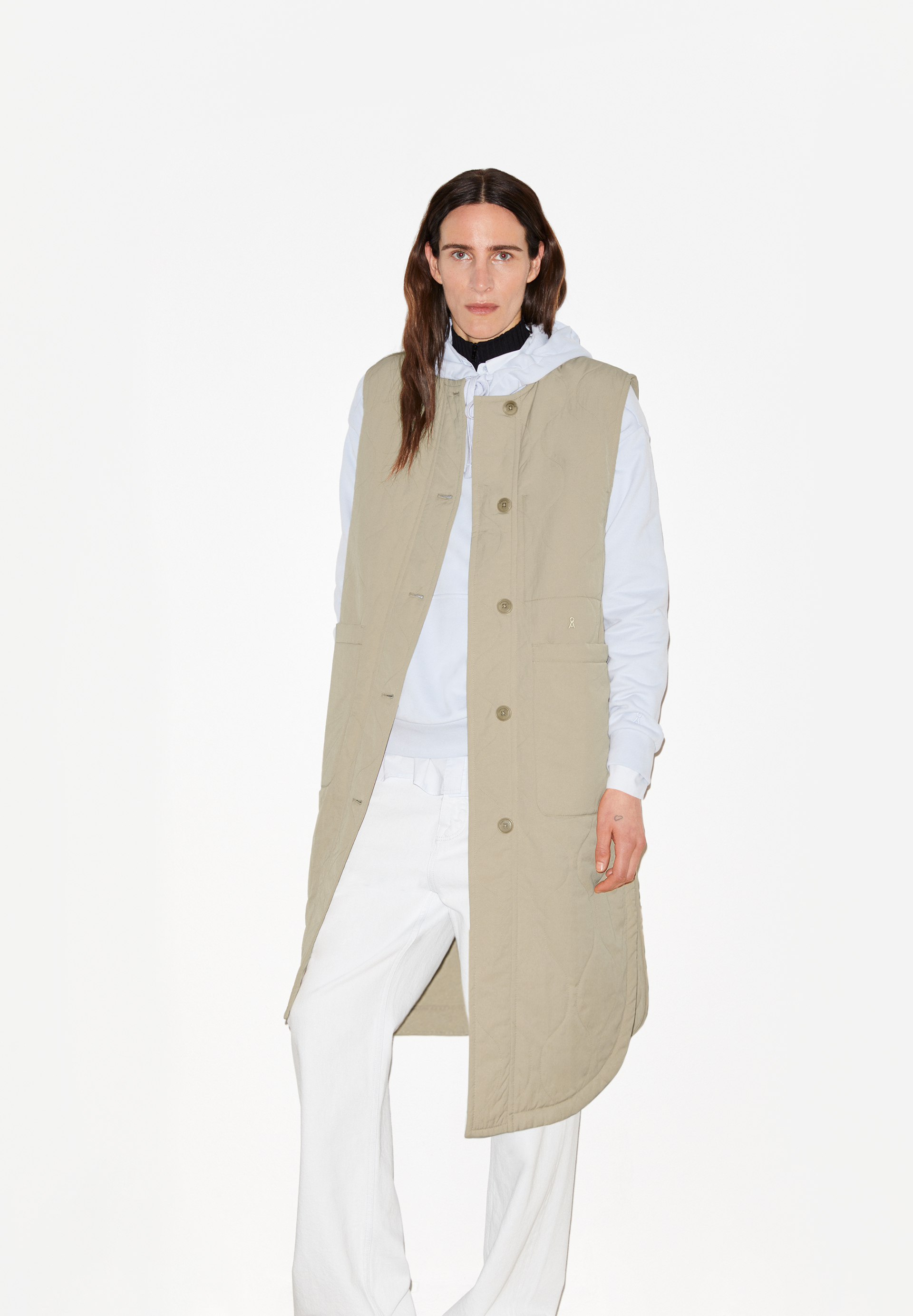 GAUJAA Waistcoat Relaxed Fit aus Polyamide Mix (recycled)