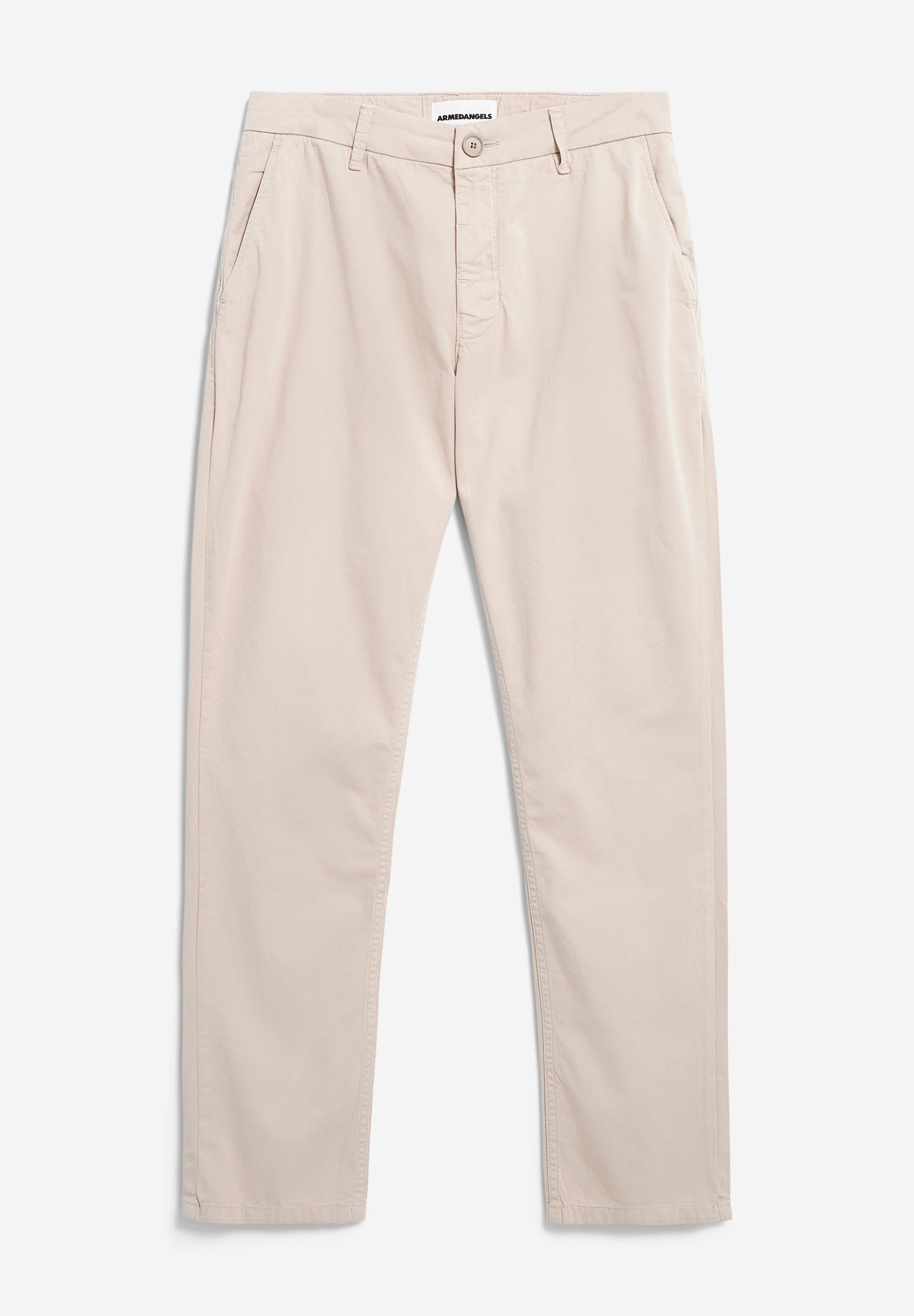 AATHAN Chino broek in biokatoenmix