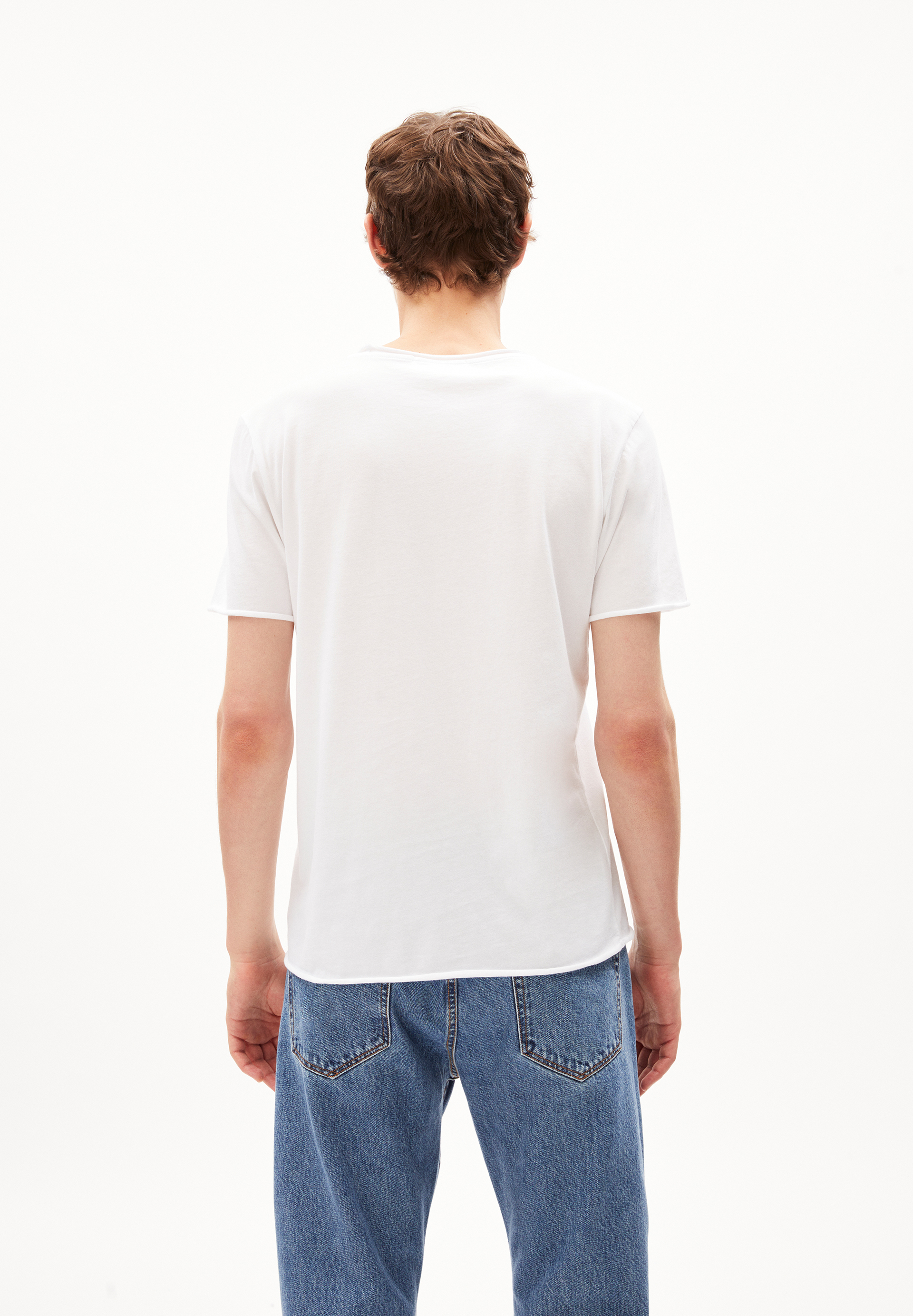 AAMON BRUSHED T-Shirt Regular Fit aus Bio-Baumwolle
