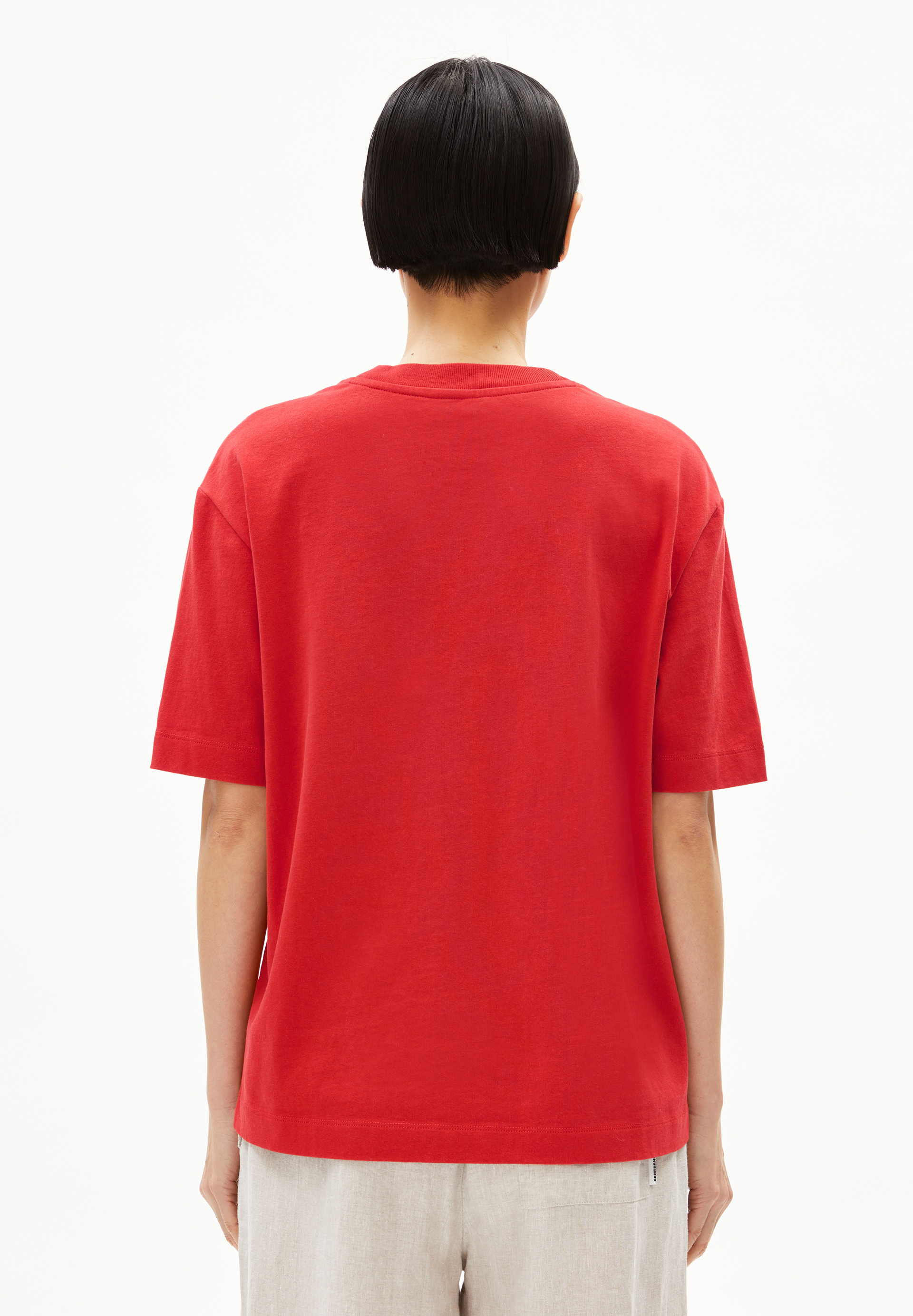 TARJAA Heavyweight T-shirt met loose fit van biologische katoenmix