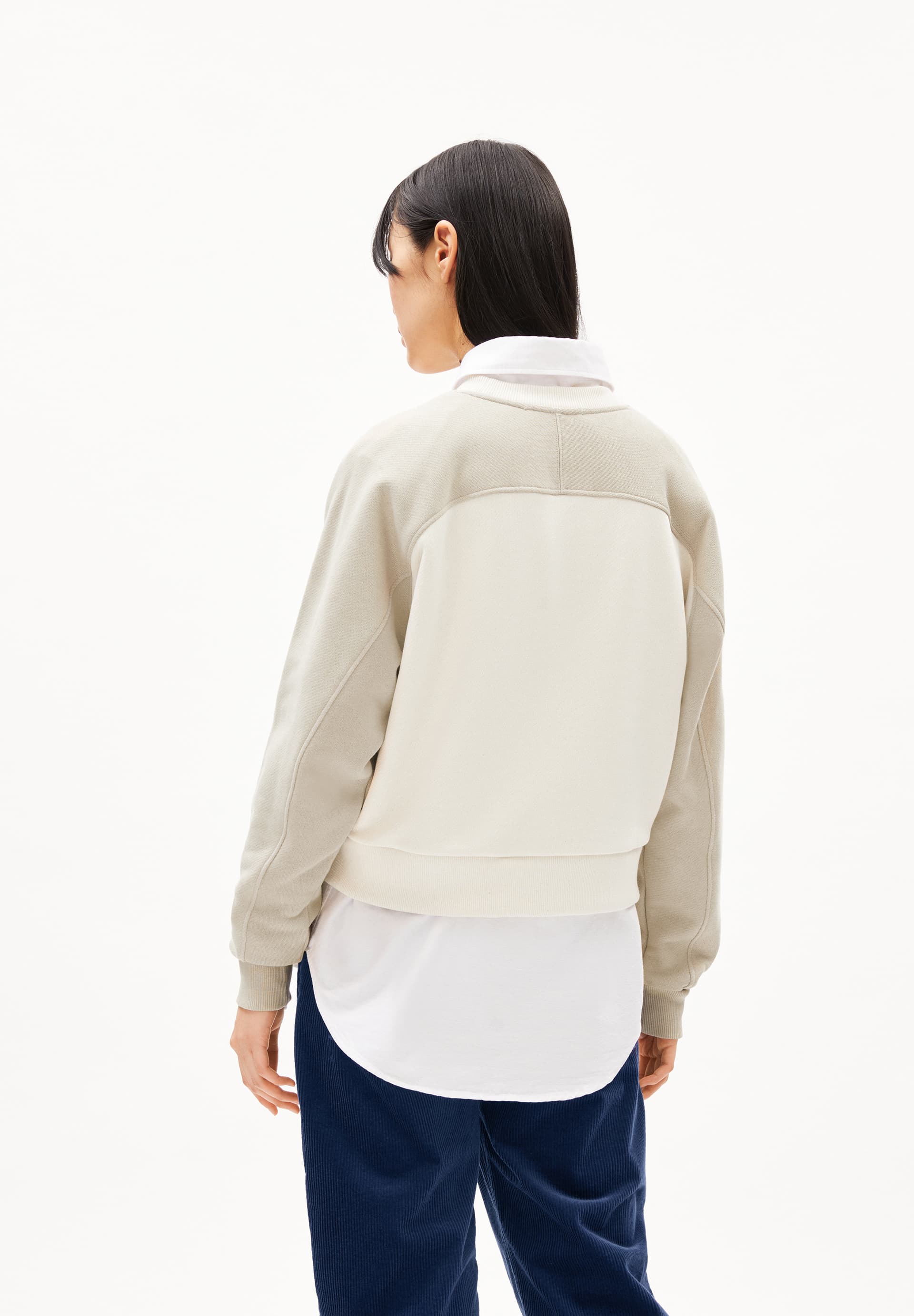 AALLY GAL COLORBLOCK Sweatshirt Regular Fit made of Organic Cotton
