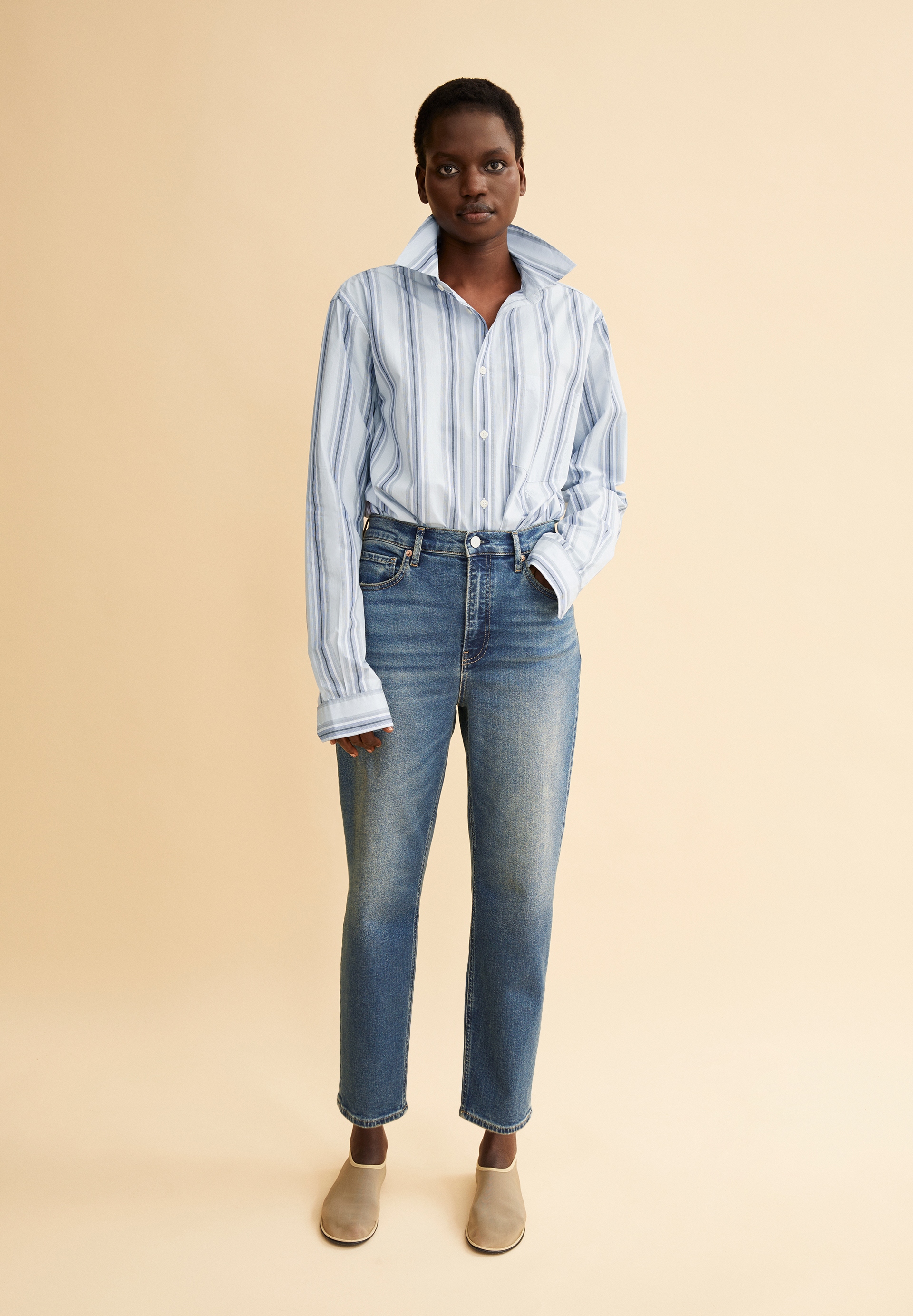 MAIRAA Mom Jeans recycled cotton mix Comfort-Stretch