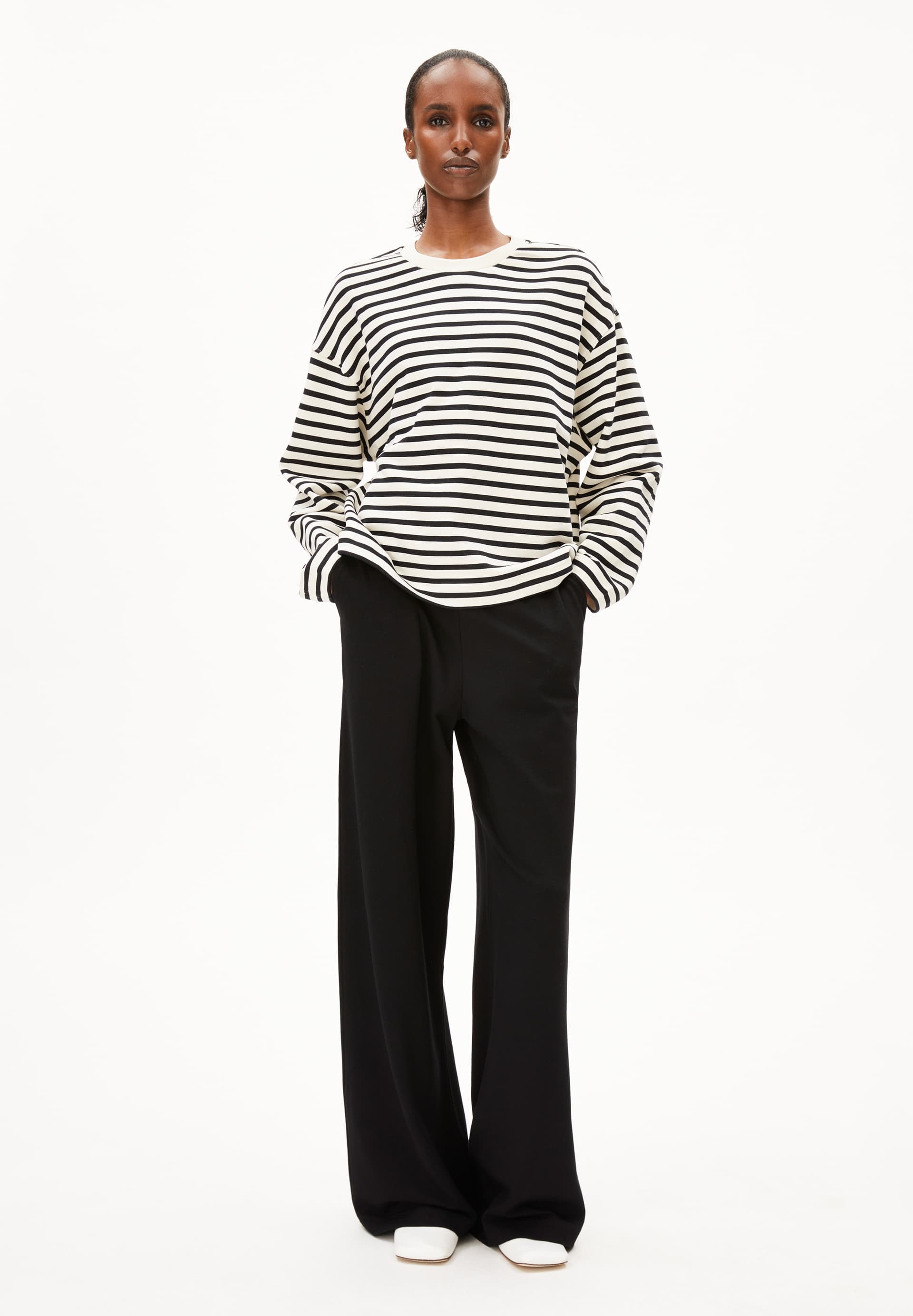 FRANKAA MAARLEN STRIPE Sweatshirt made of Organic Cotton