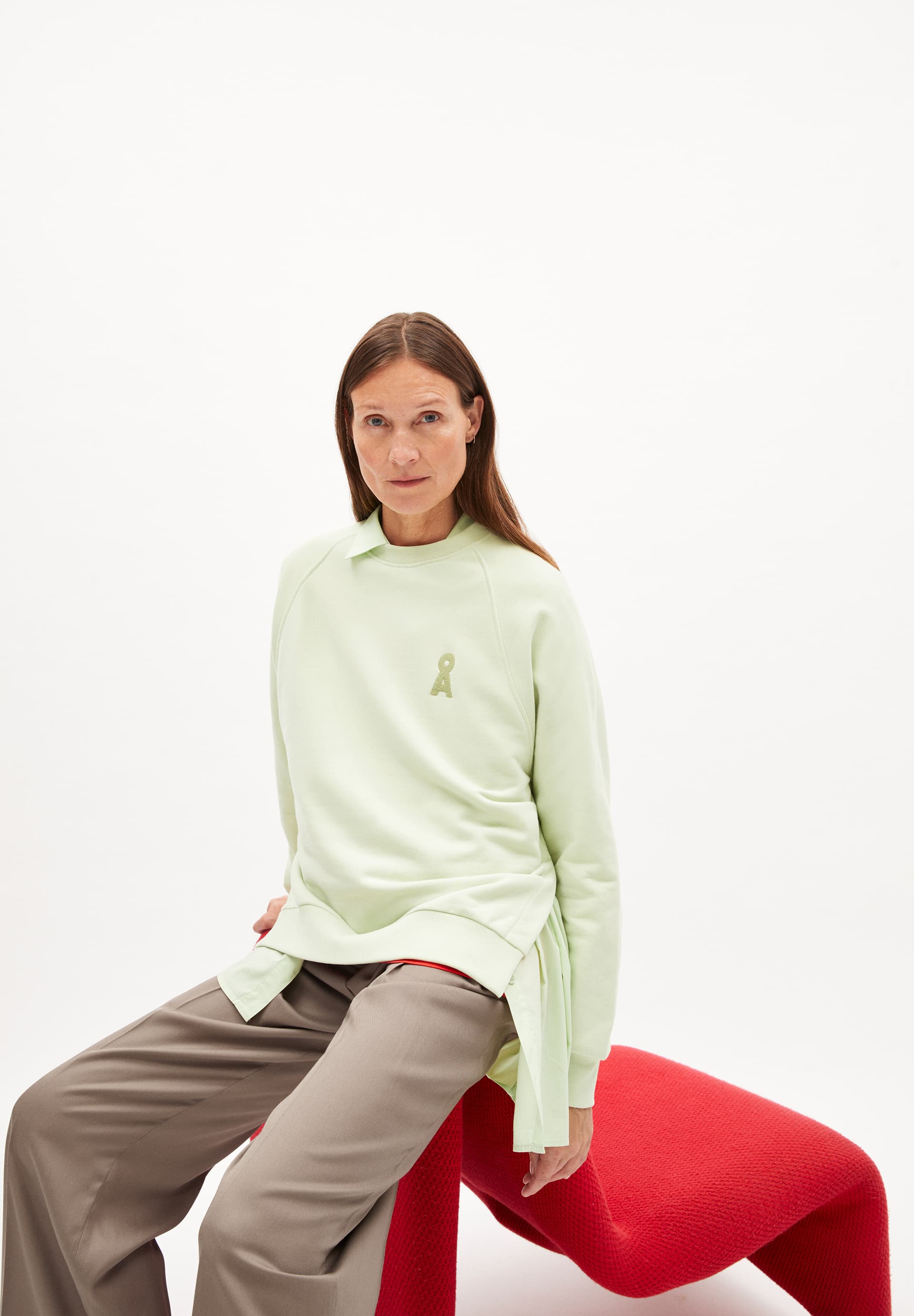 GIOVANNAA Sweatshirt Loose Fit aus Bio-Baumwolle