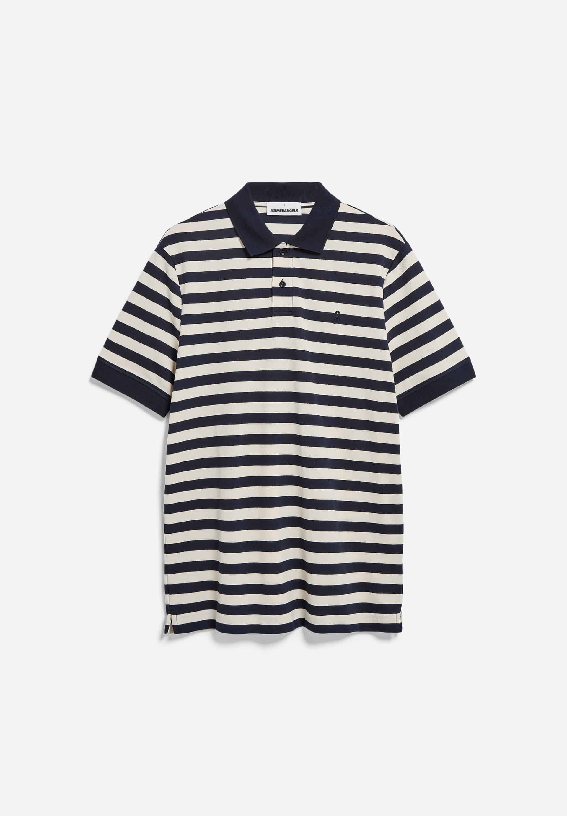 FIBRAAS STRIPES Polo T-shirt coupe standard en coton bio