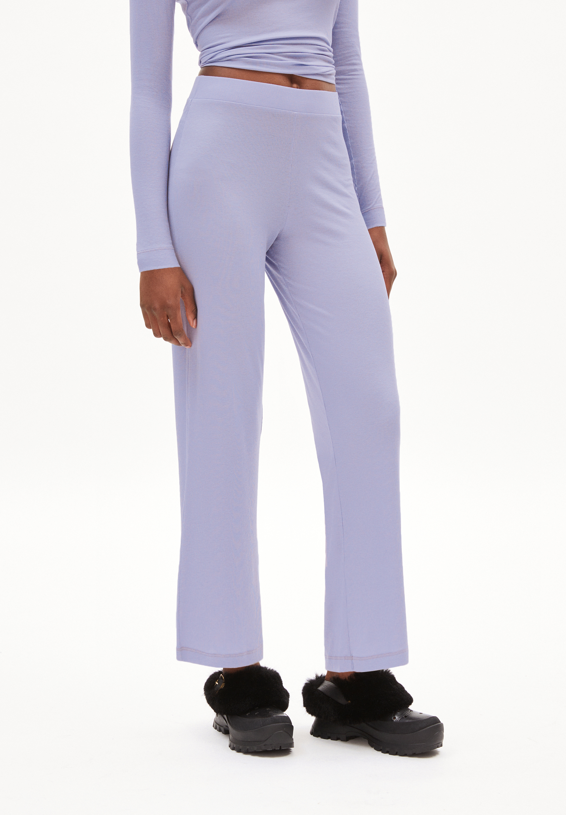 STELLAARA Rib Pants Regular  Fit made of TENCEL™ Lyocell Mix