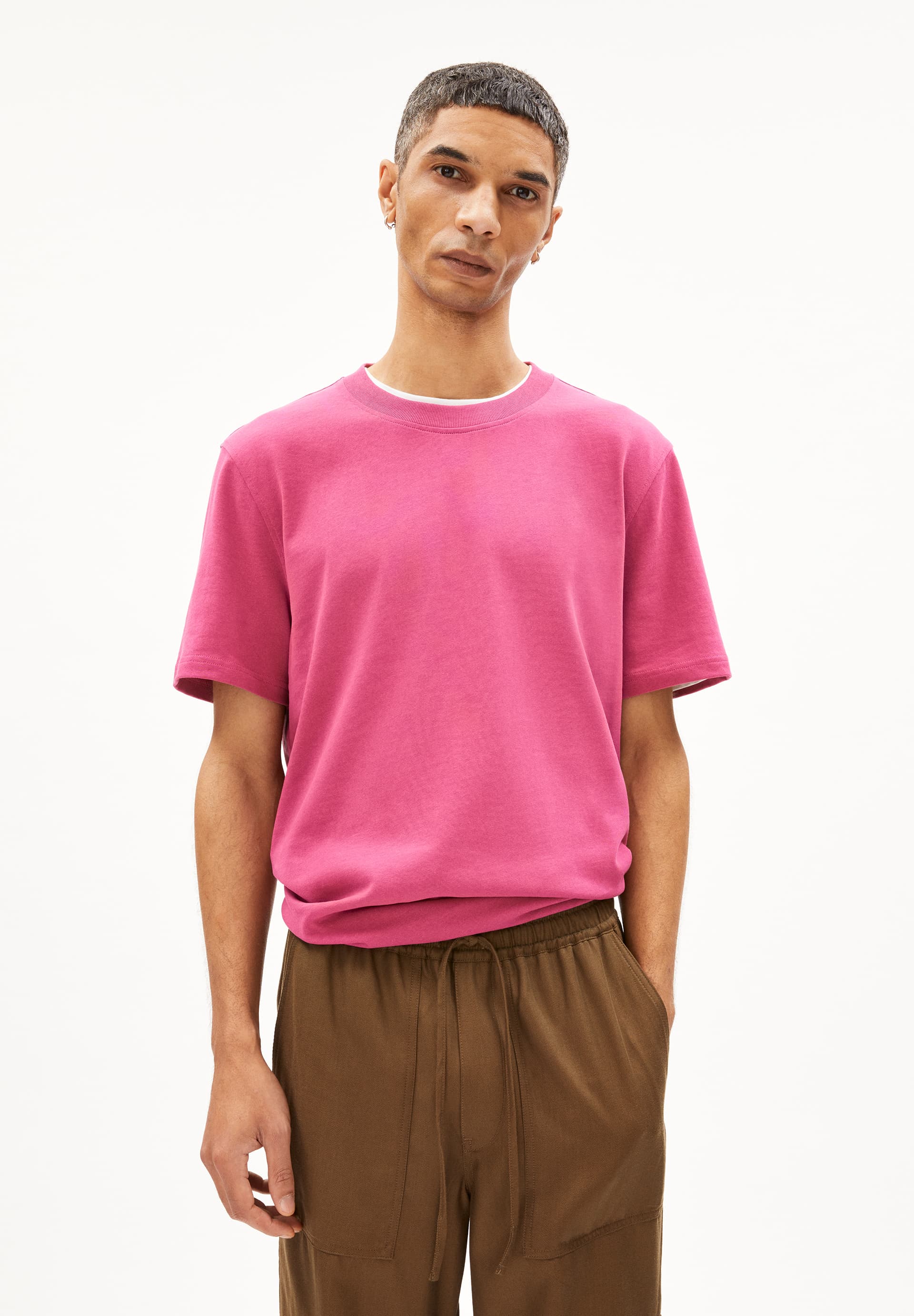 MAARKOS Midweight T-Shirt aus recyceltem Baumwoll Mix