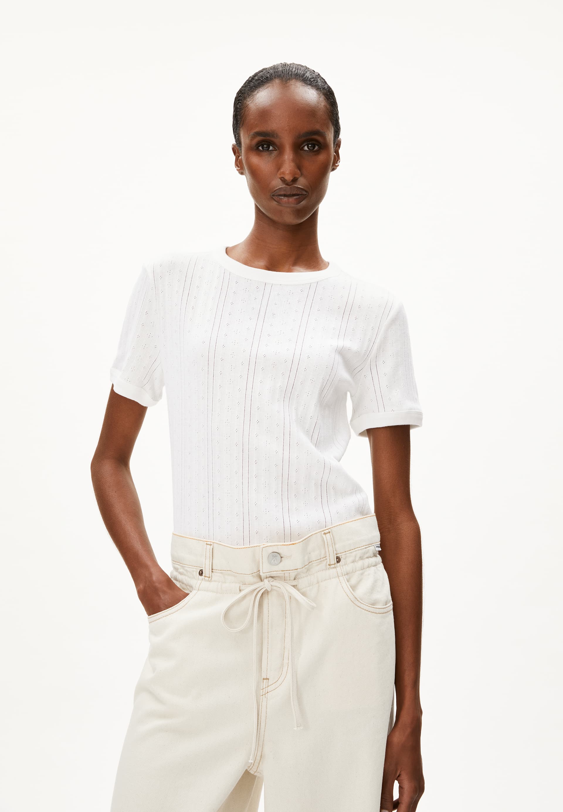 MAHERAA T-shirt en coton biologique