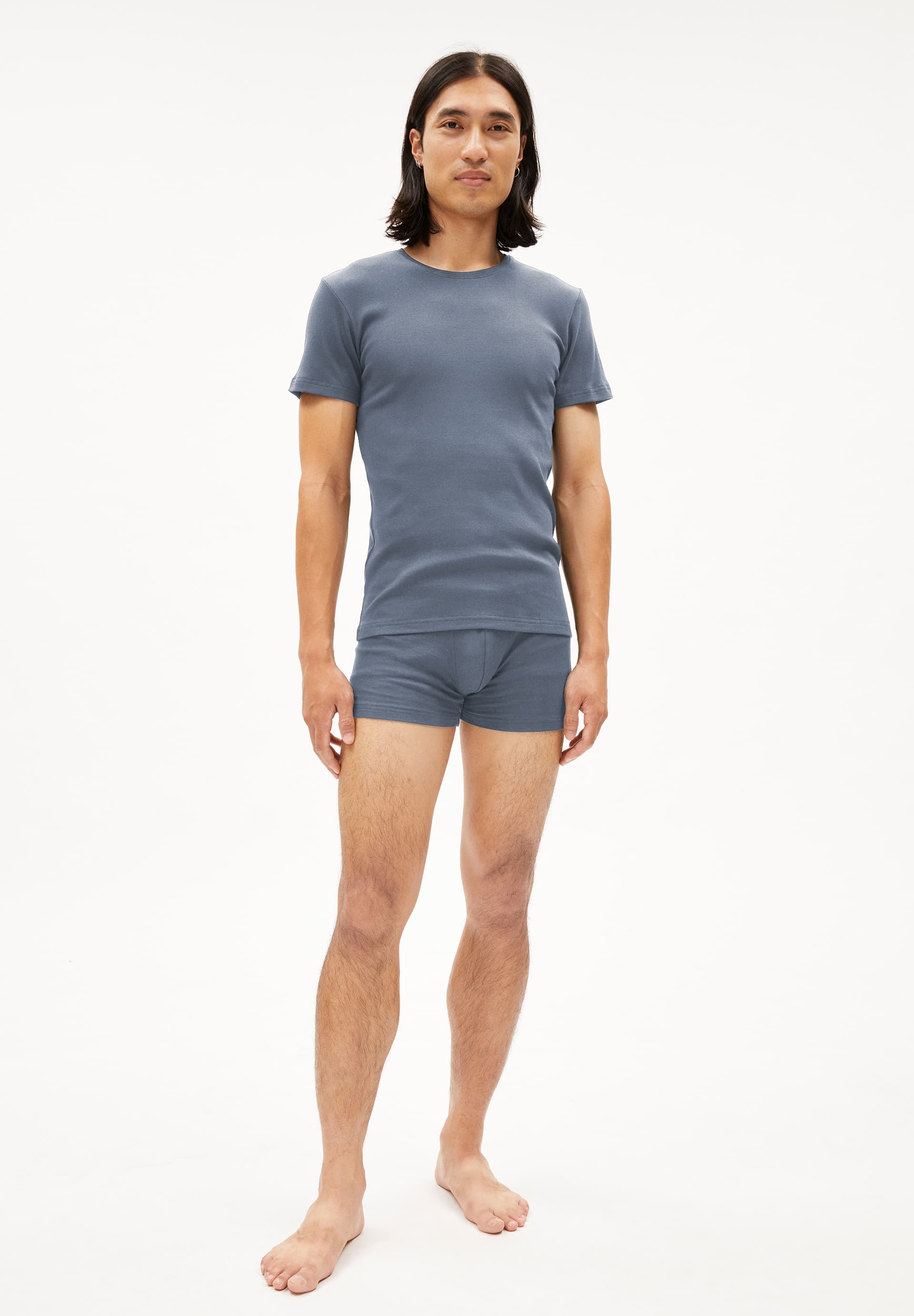 HELMAAR RIB Rib-T-Shirt made of Organic Cotton Mix