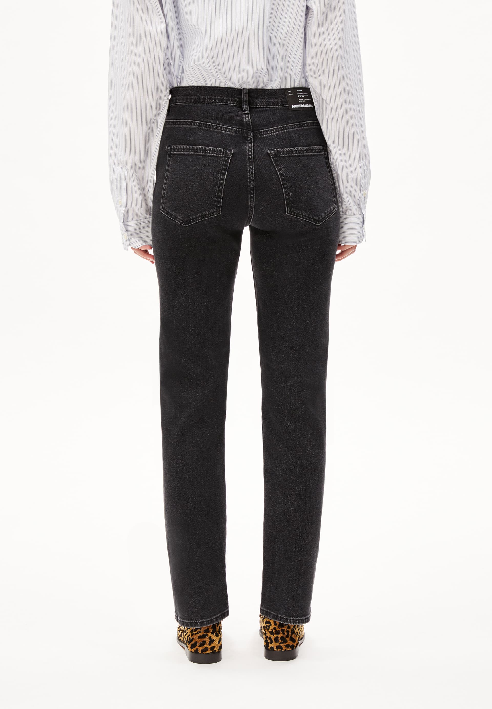 CARENAA Straight Jeans Mid Waist recycled cotton mix Comfort-Stretch