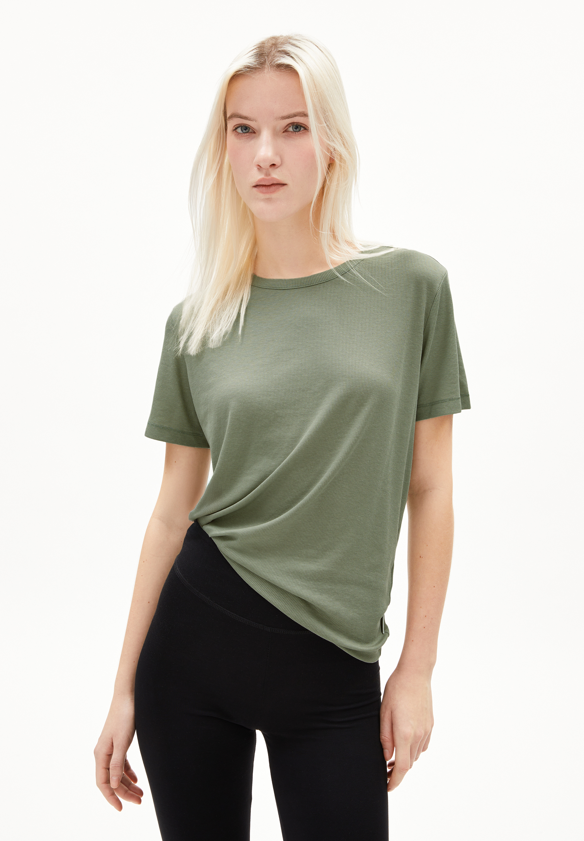 GENESAA T-Shirt aus TENCEL™ Lyocell Mix