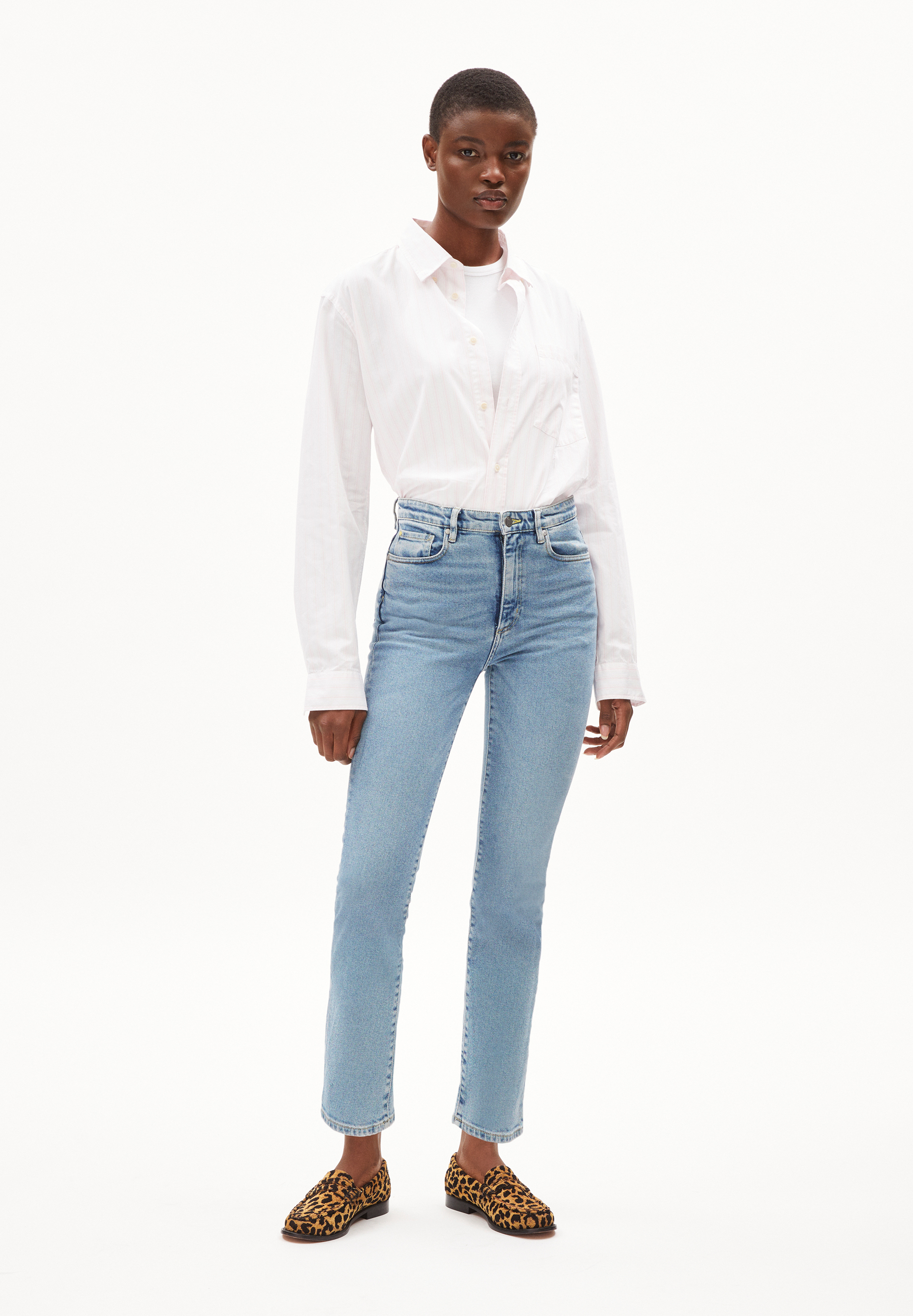 Straight Leg Damen Jeans für Hochwertige