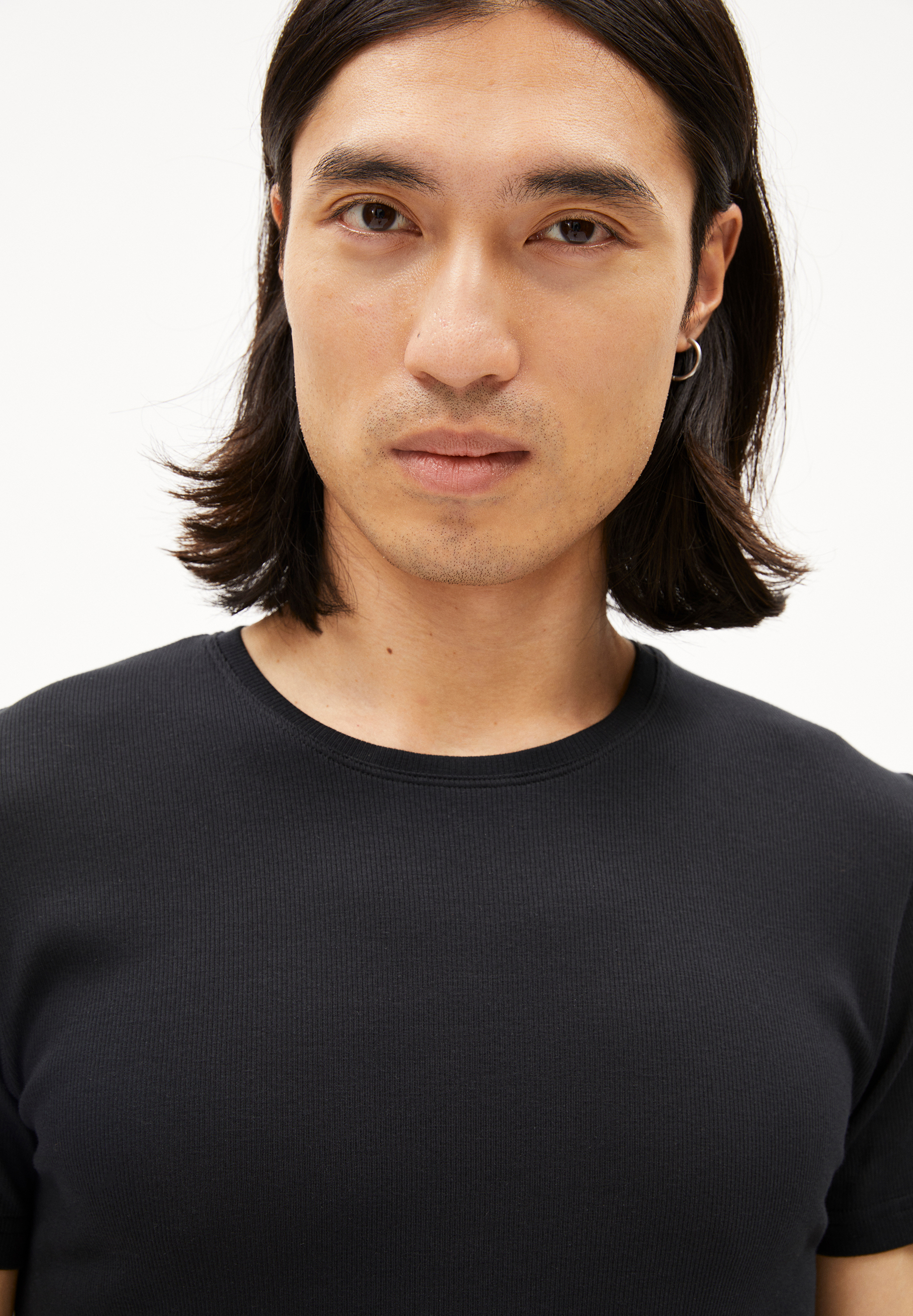 HELMAAR RIB Rib-T-Shirt made of Organic Cotton Mix