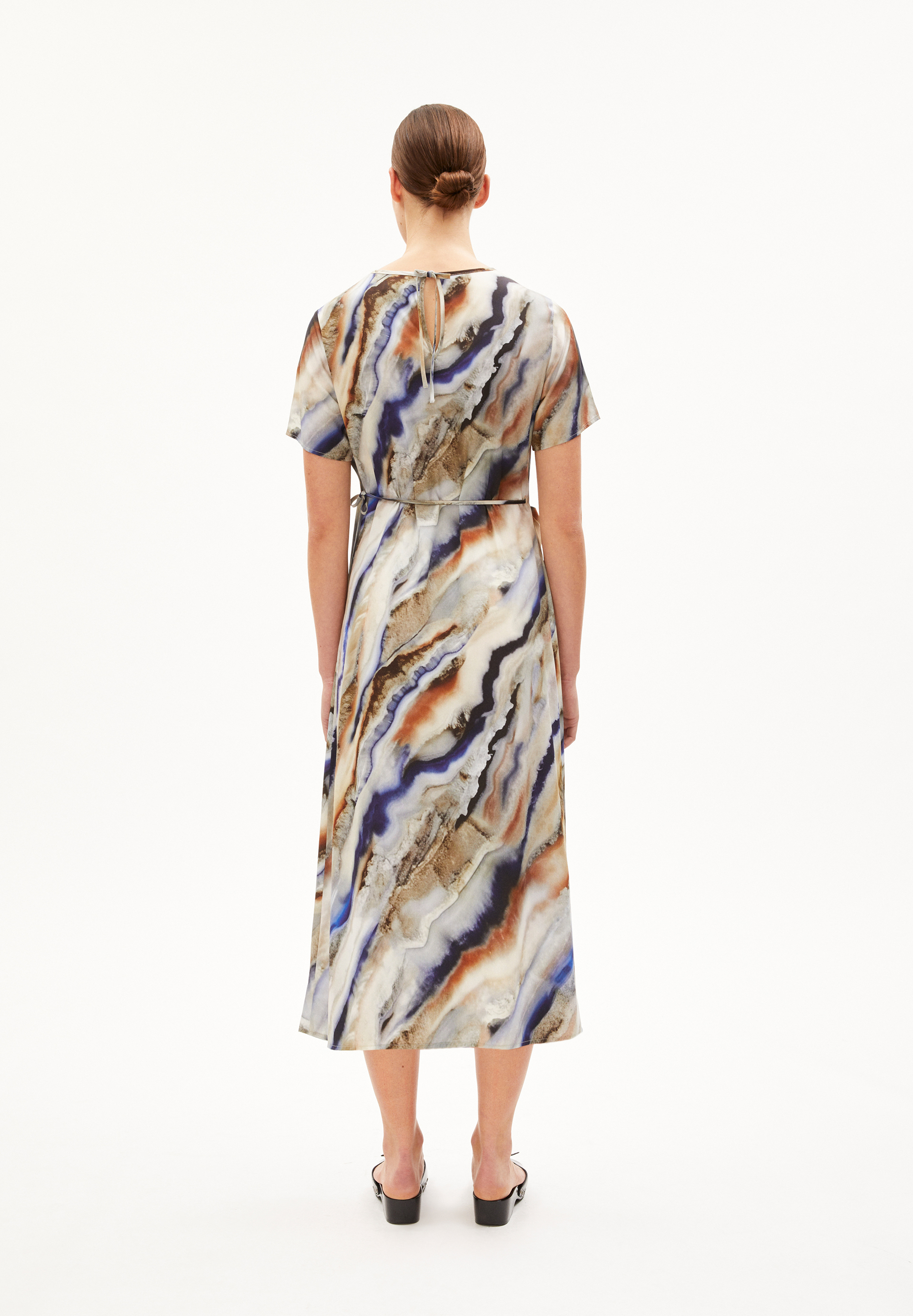 SEDISAA PÄRLAA Webkleid Regular Fit aus TENCEL™ Lyocell Mix