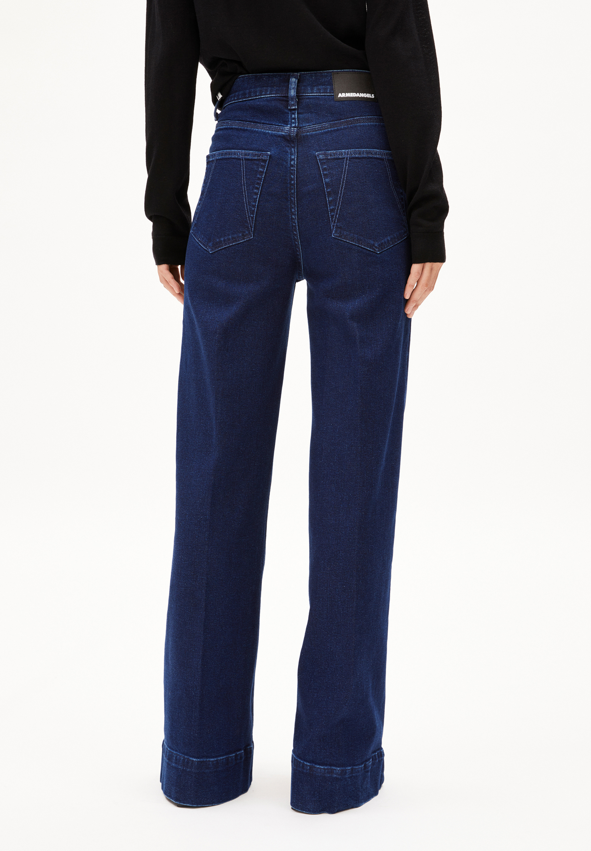 MURLIAA Jean large en mélange de coton recyclé stretch comfort