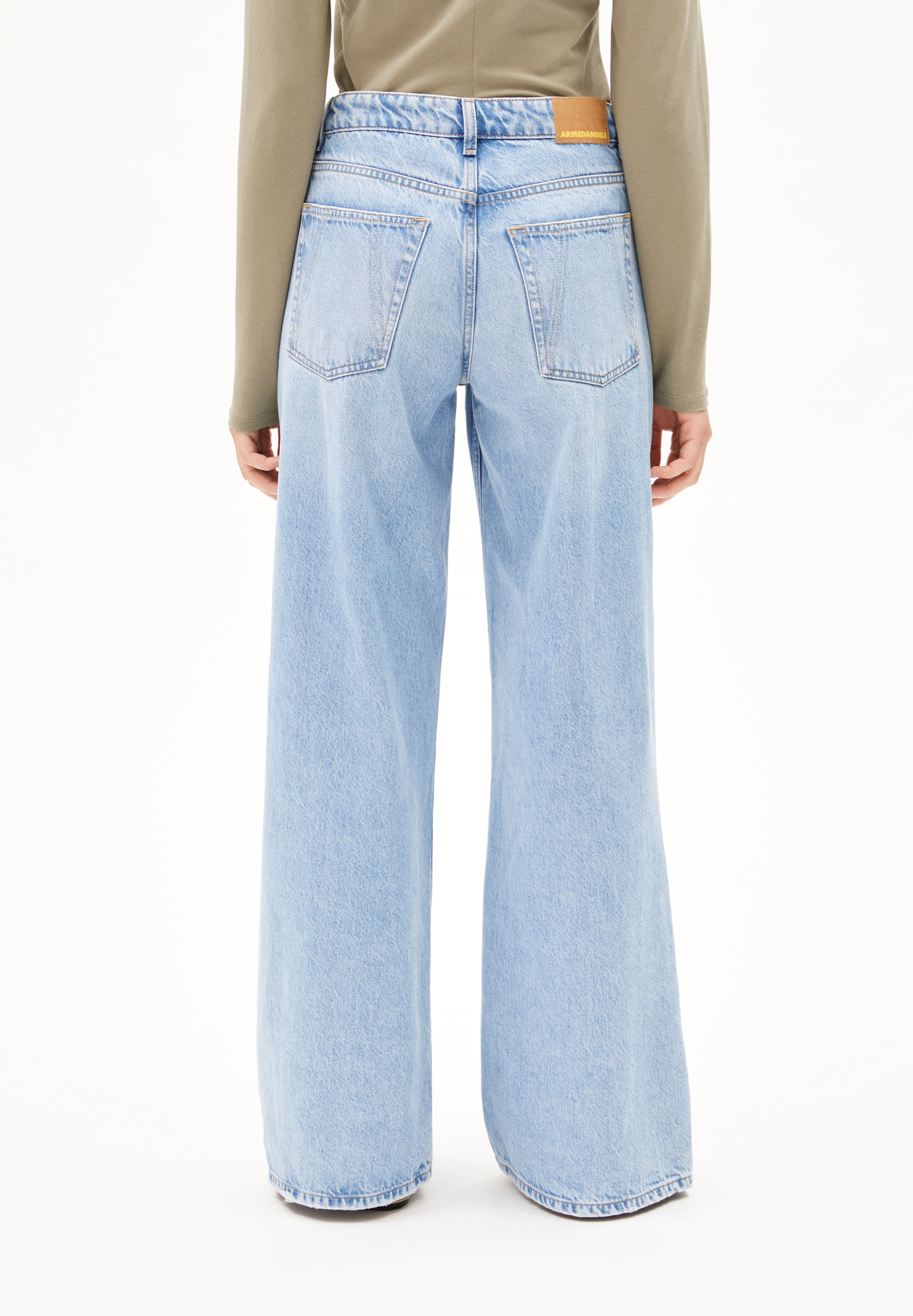 ASTRAEAAS Jean wide en mélange de coton biologique