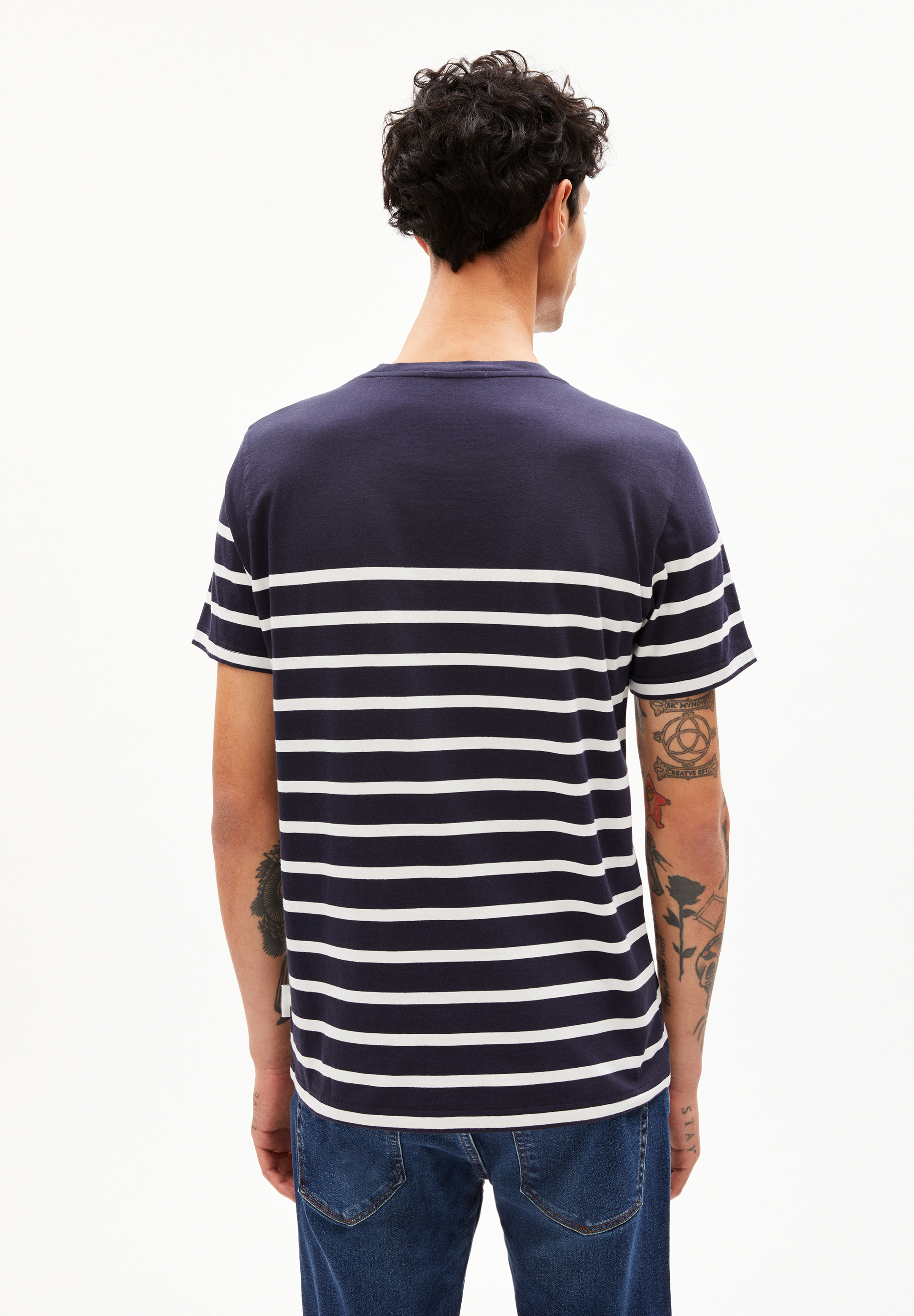 AADROS STRIPES T-Shirt Regular Fit aus Bio-Baumwolle