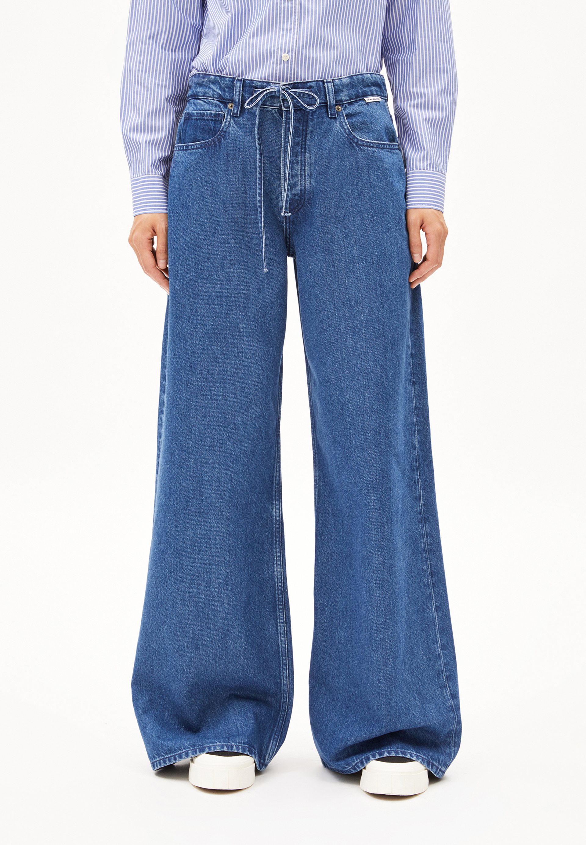 ASTRAEAAS Jean wide en mélange de coton biologique