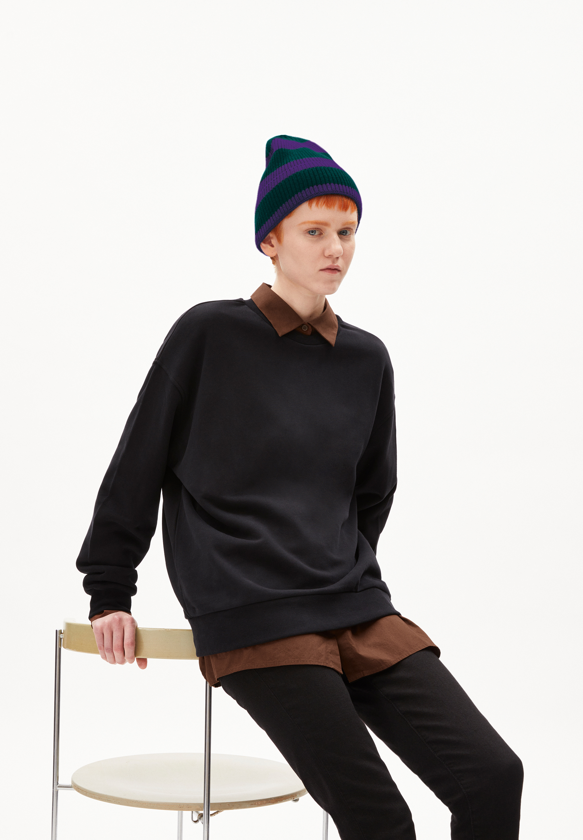 AARIN Sweatshirt Oversized Fit aus Bio-Baumwolle