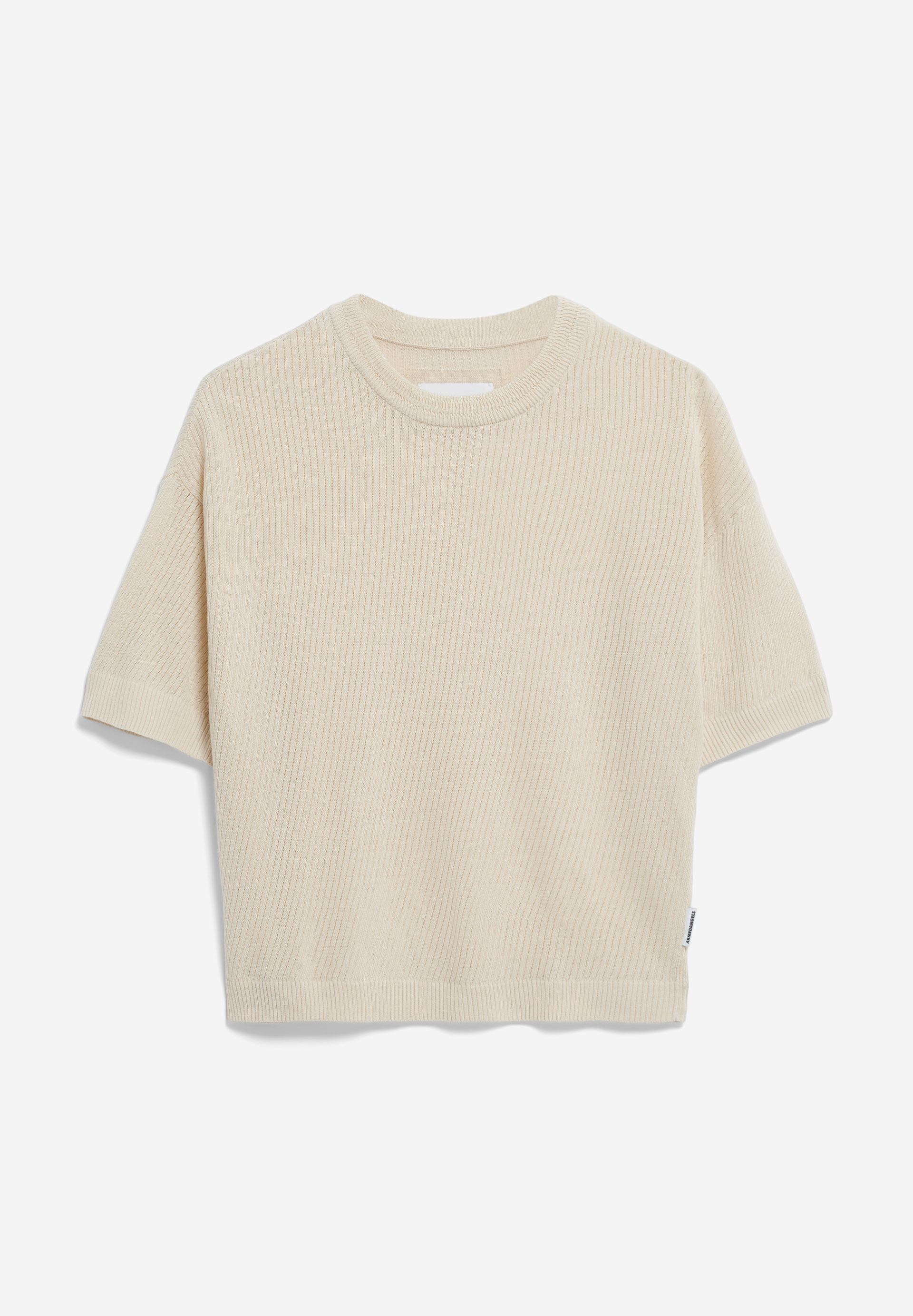 LIZAA LINO Gebreid shirt van linnenmix