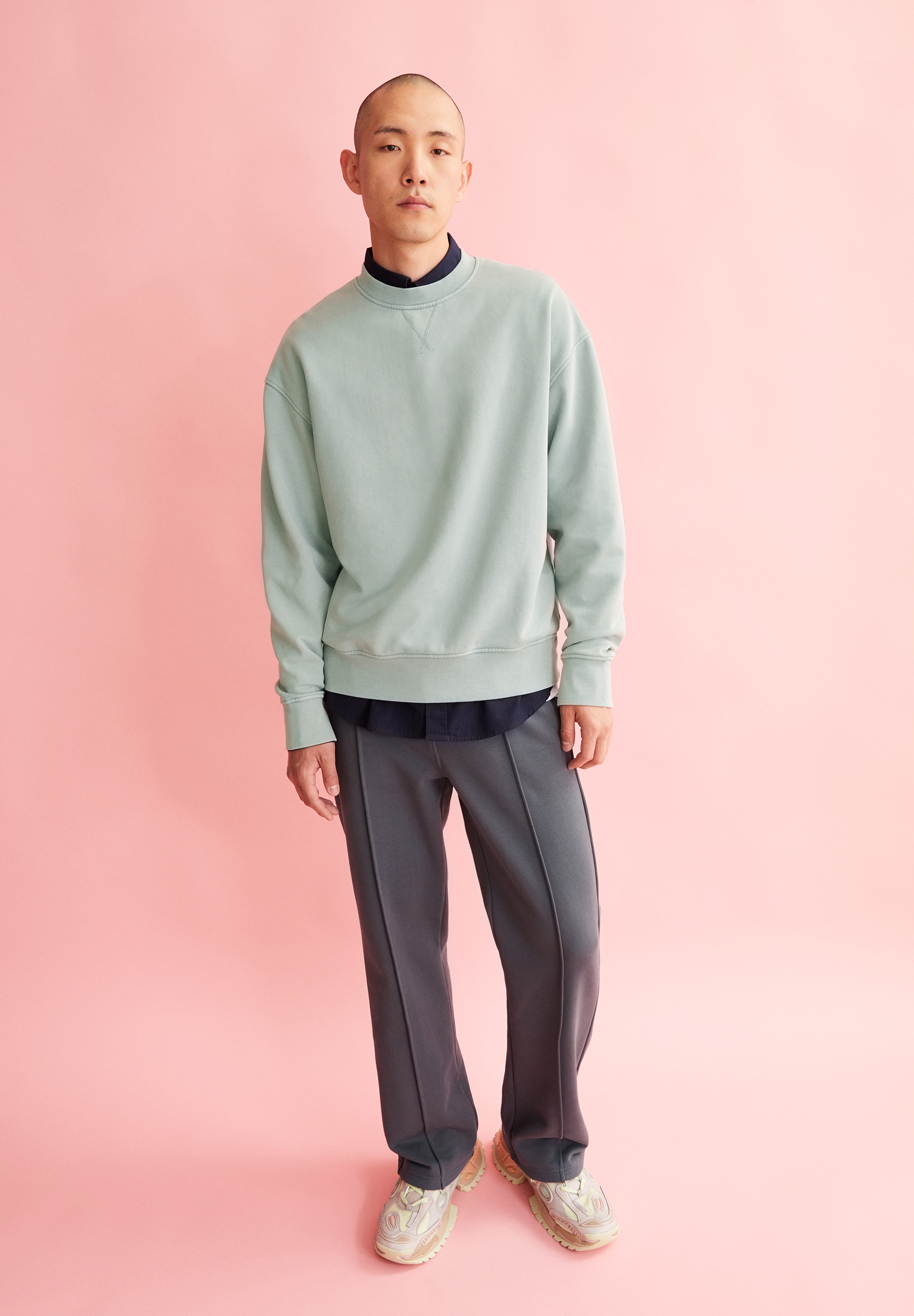 ESAAD GMT DYE Sweatshirt Relaxed Fit aus Bio-Baumwolle