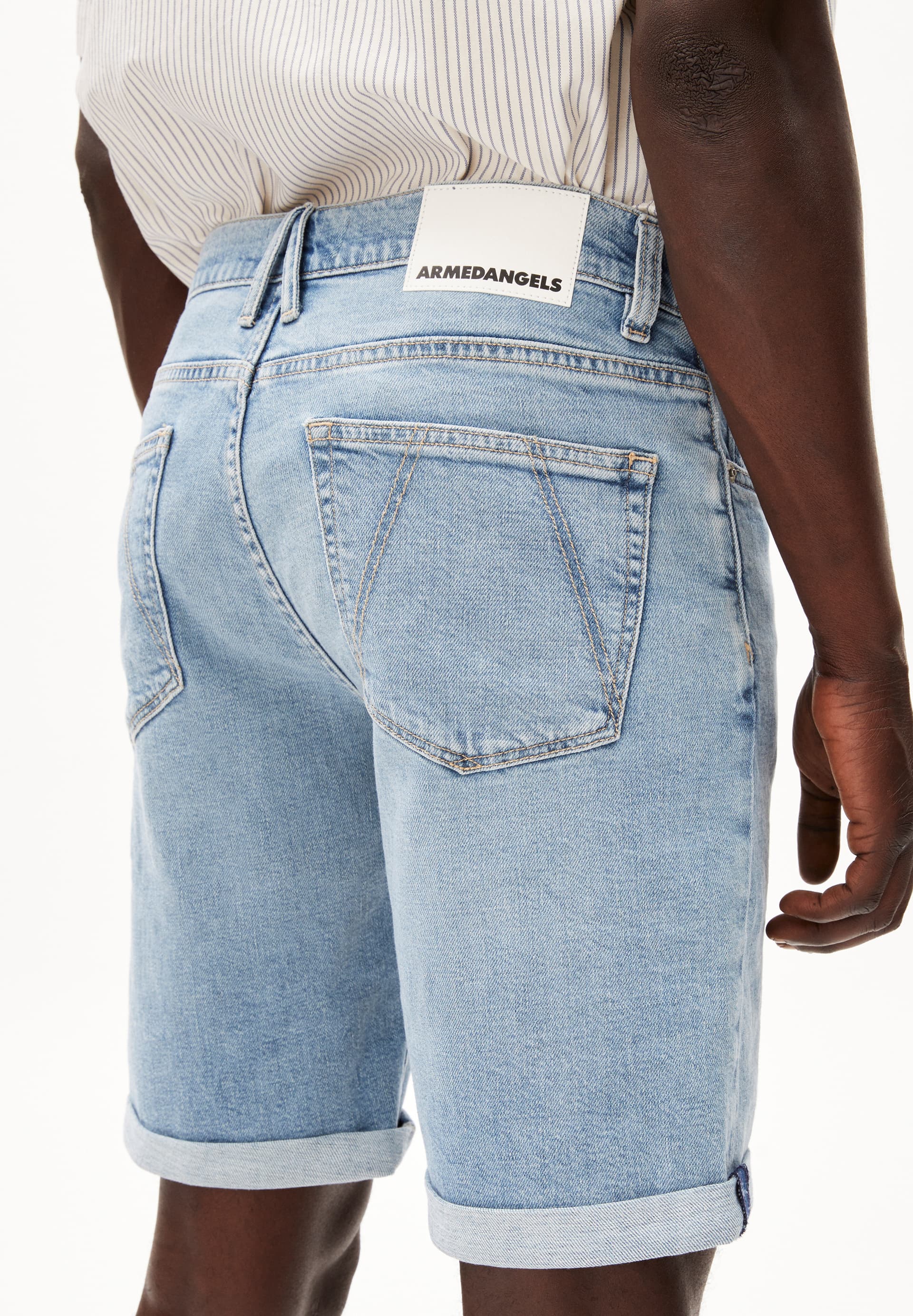 NAAILO HEMP Jeans Shorts aus Bio-Baumwoll-Hanf Mix