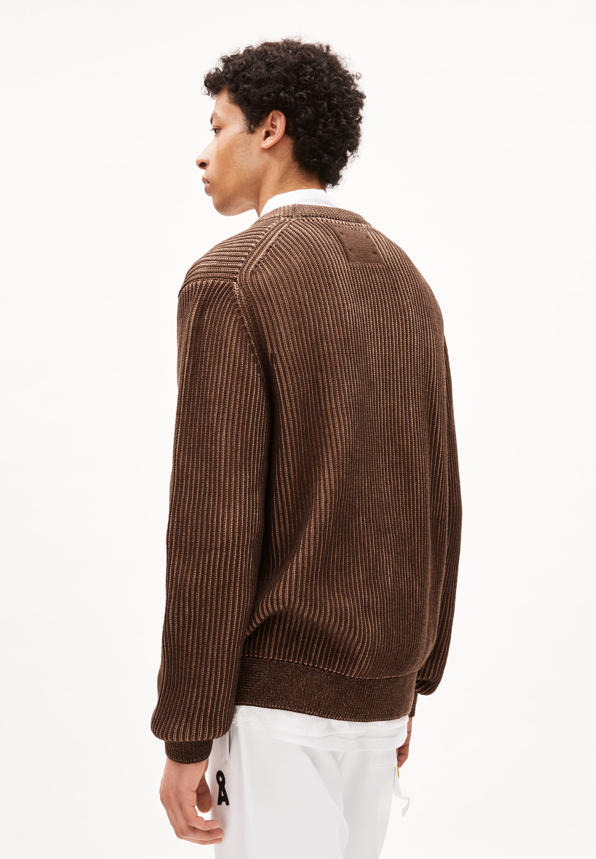 ANDRAAS Pull coupe standard en coton bio