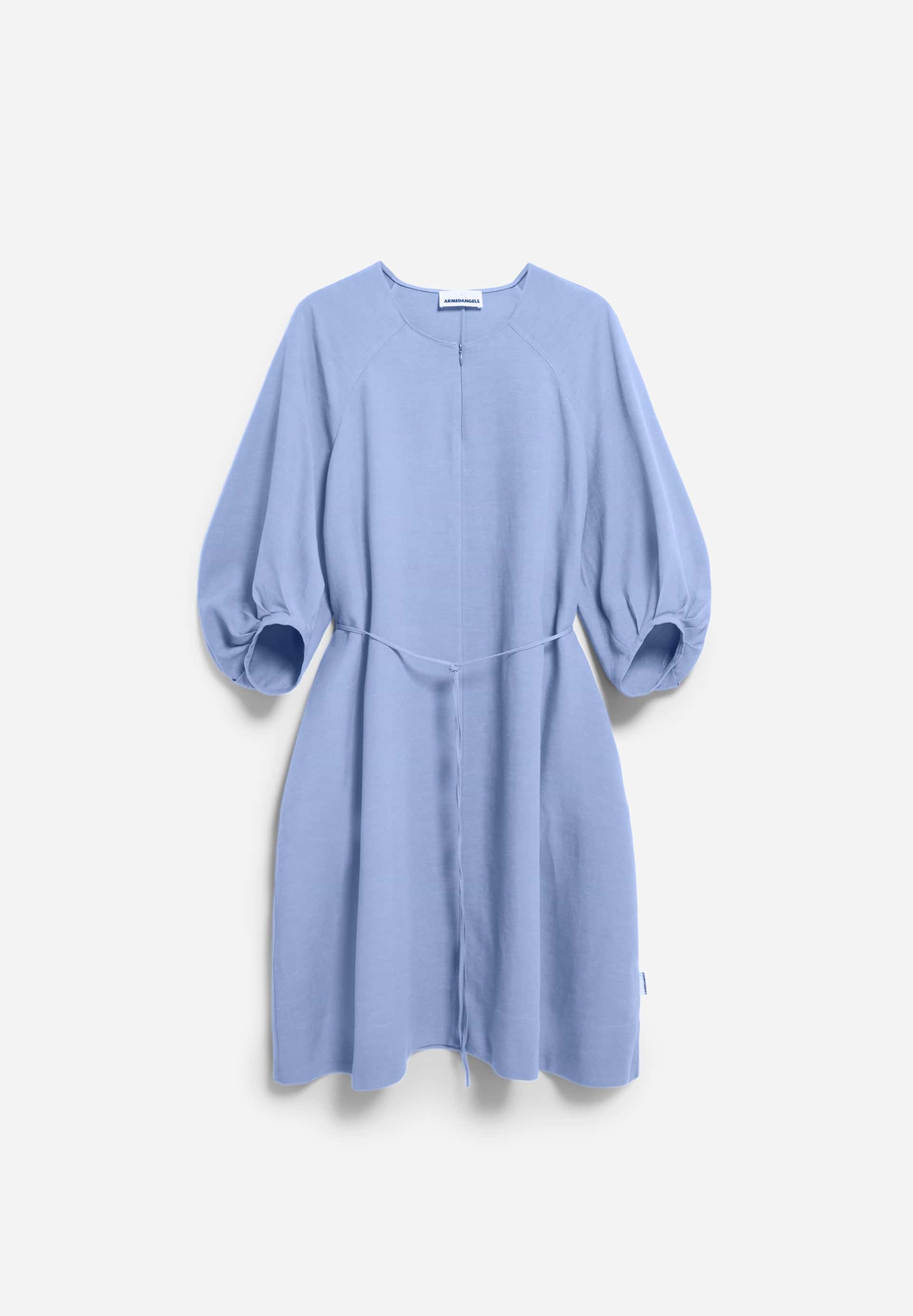 ATESSAA LINO Woven Dress Loose Fit made of Linen-Mix