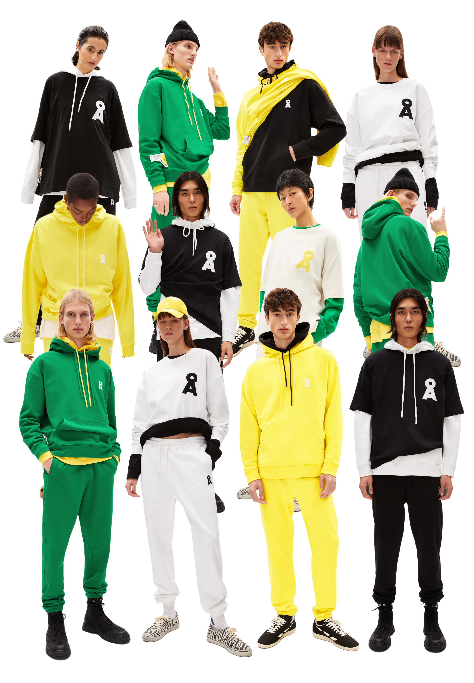 AAIKE ICONIC CAPSULE Heavyweight Sweathose Regular Fit aus Bio-Baumwoll Mix
