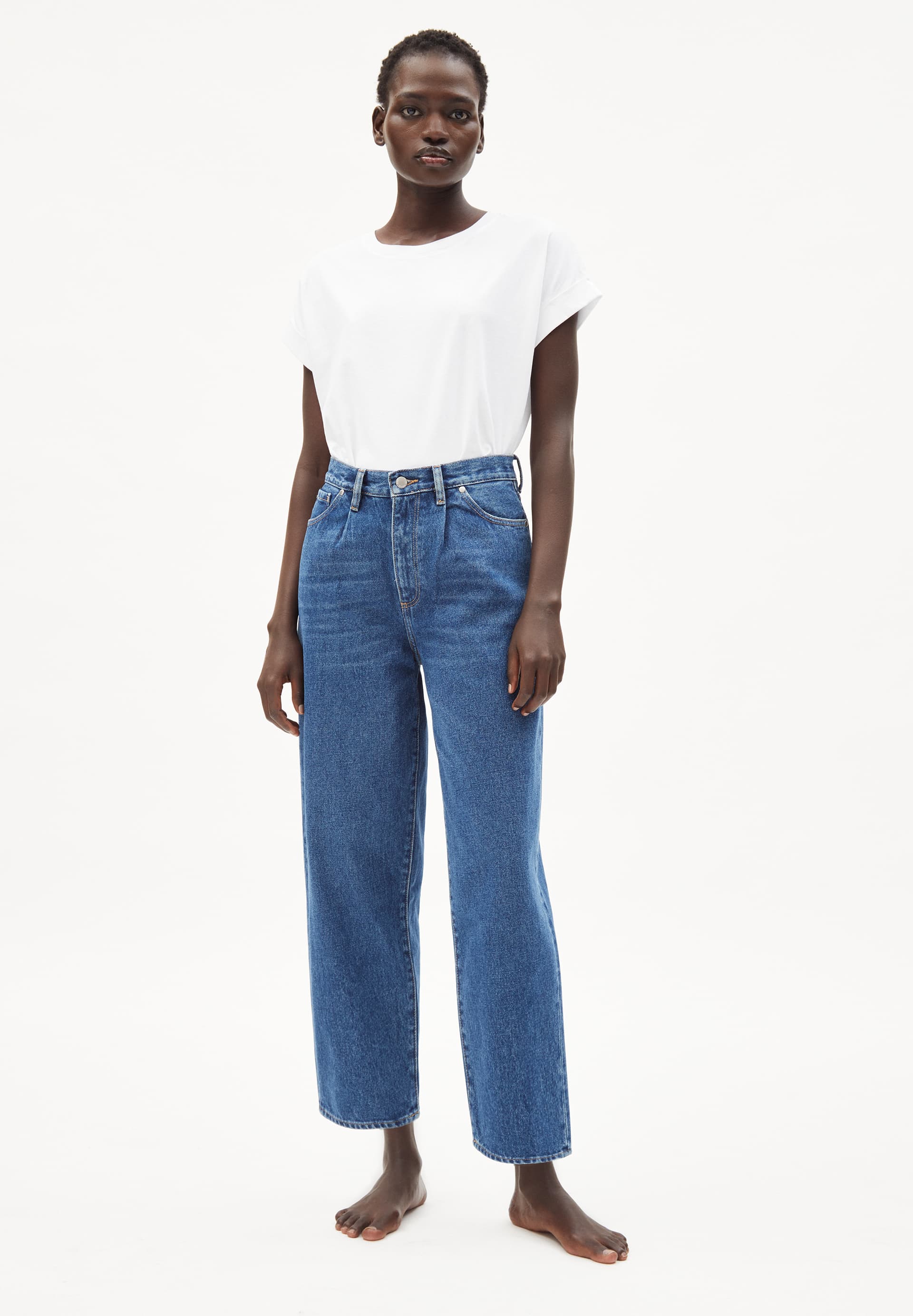 AANIKE Coupe ample et taille haute cropped