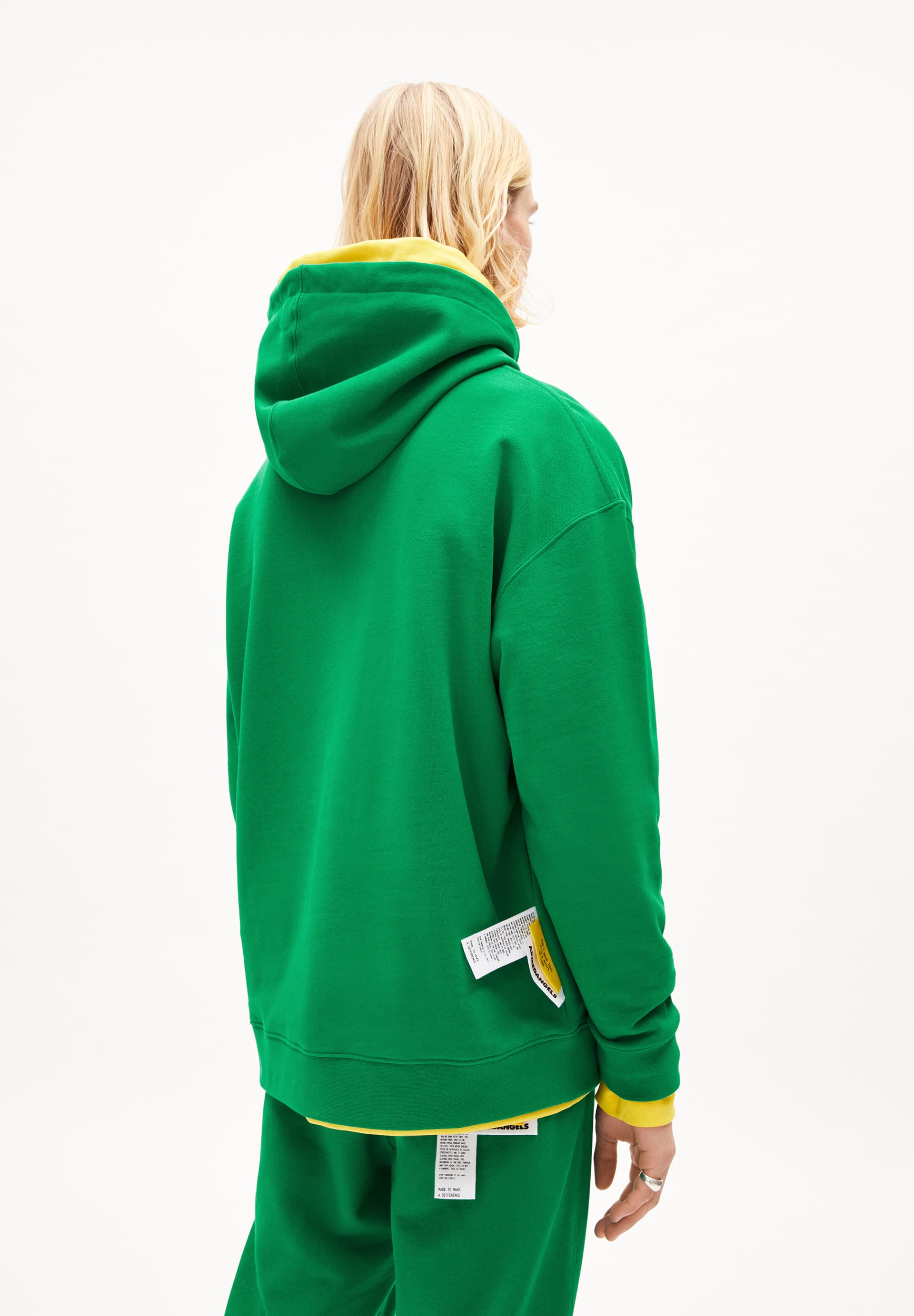 MAALI ICONIC CAPSULE Sweat à capuche épais coupe décontractée en coton bio mélangé