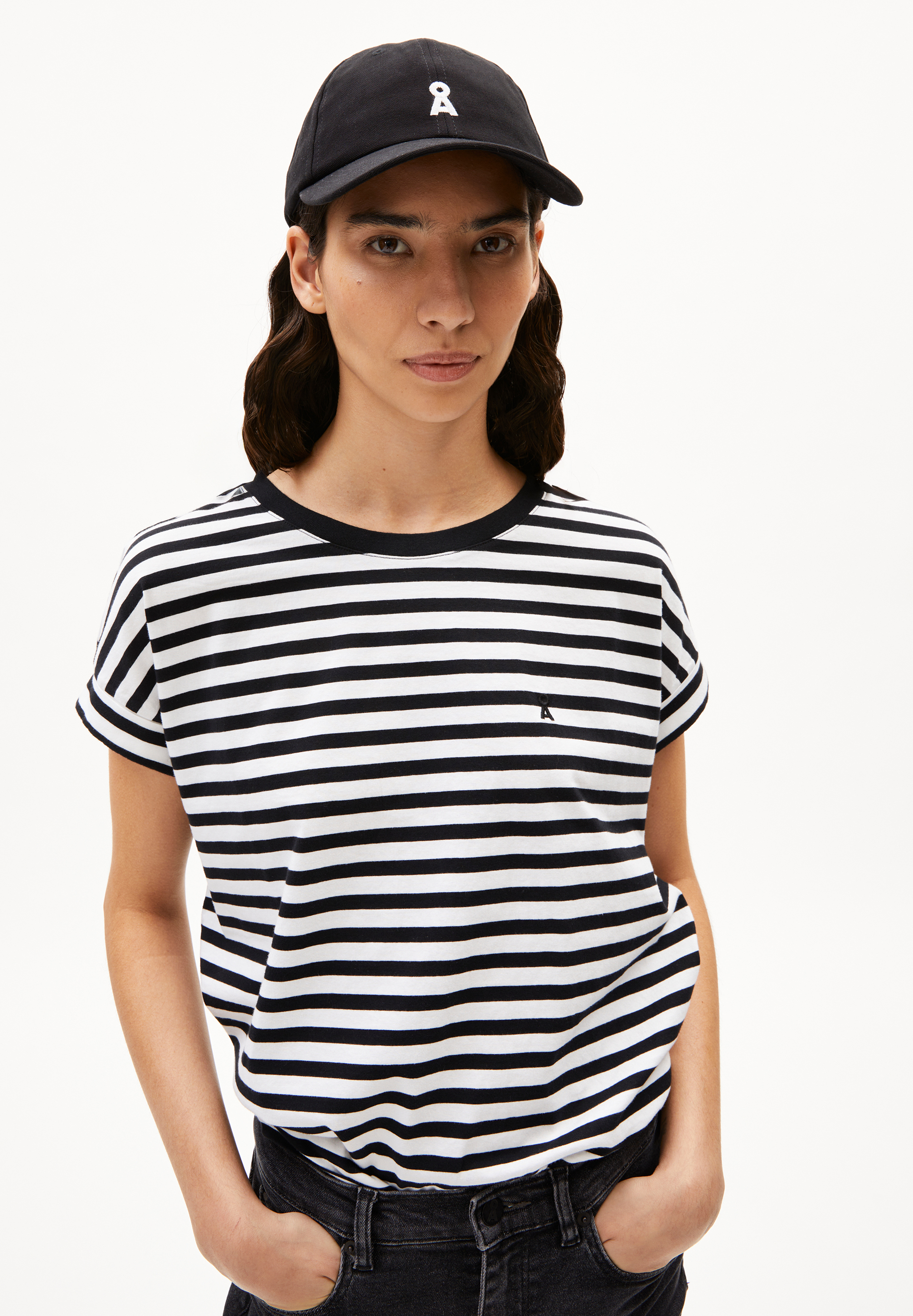 IDAARA STRIPES T-shirt van biologisch katoen