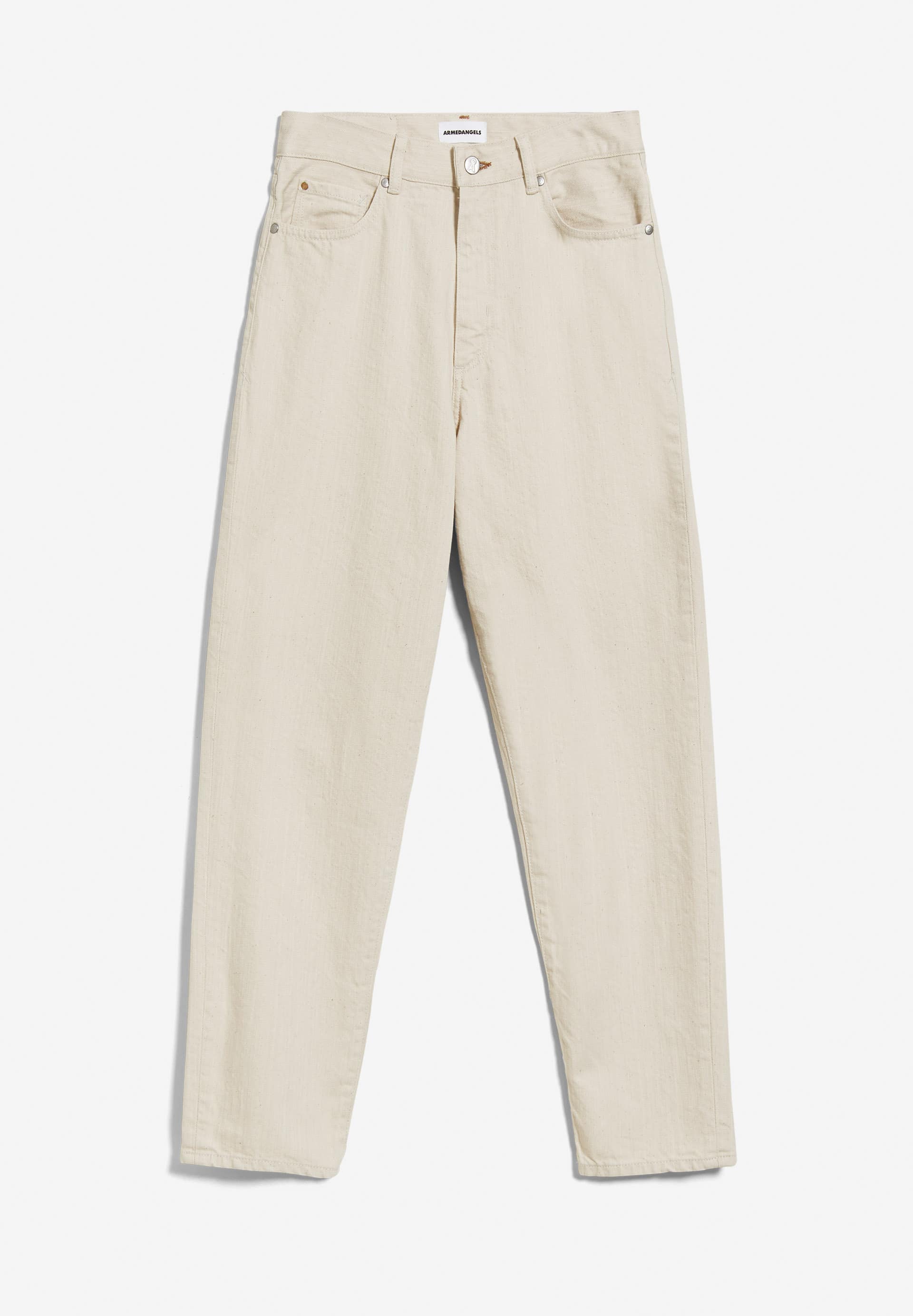 MAIRAA UNDYED Jeans Mom Fit High Waist Ankle Organic Cotton Mix Non-Stretch
