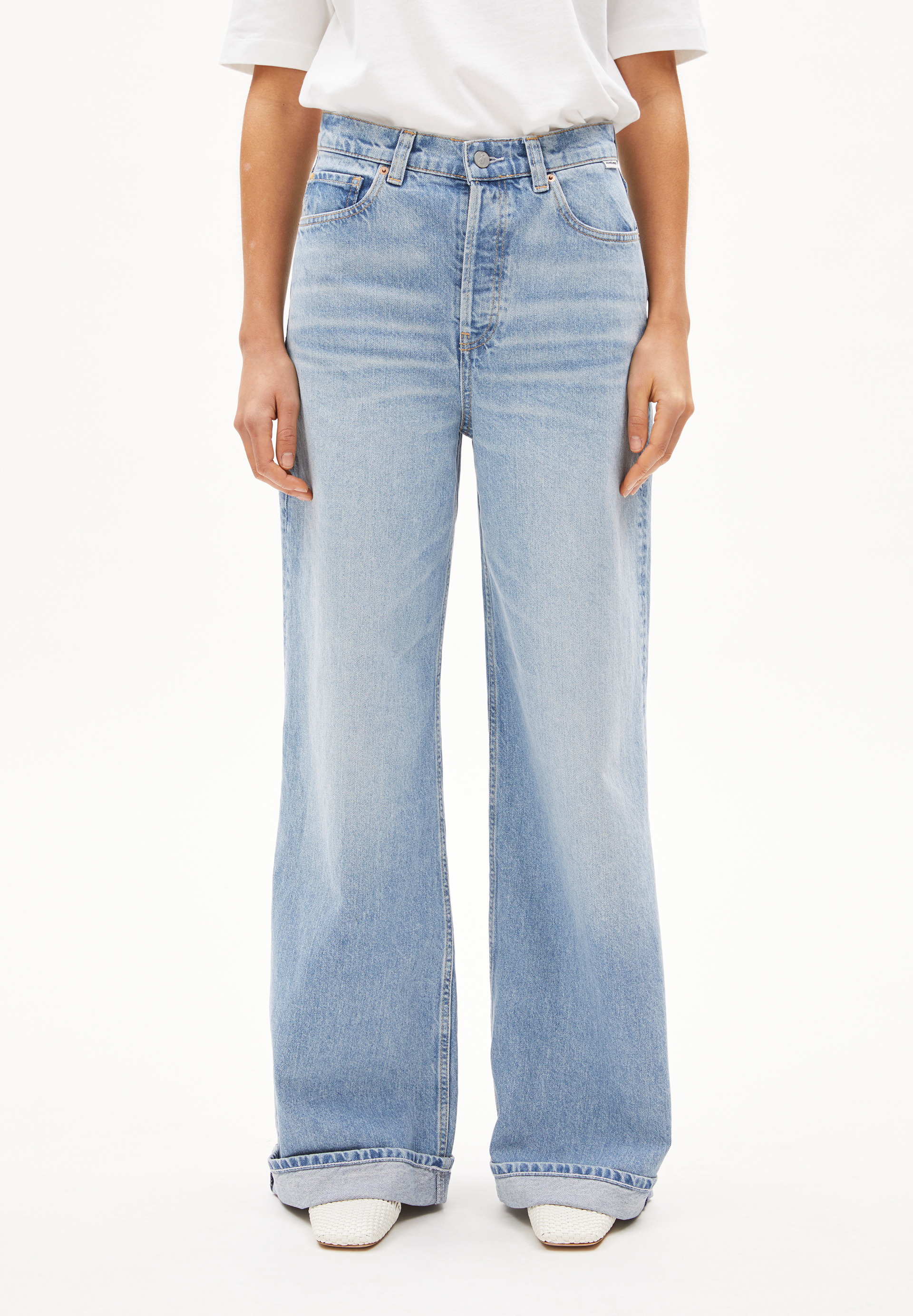 BLINAA Jean super wide en coton recyclé