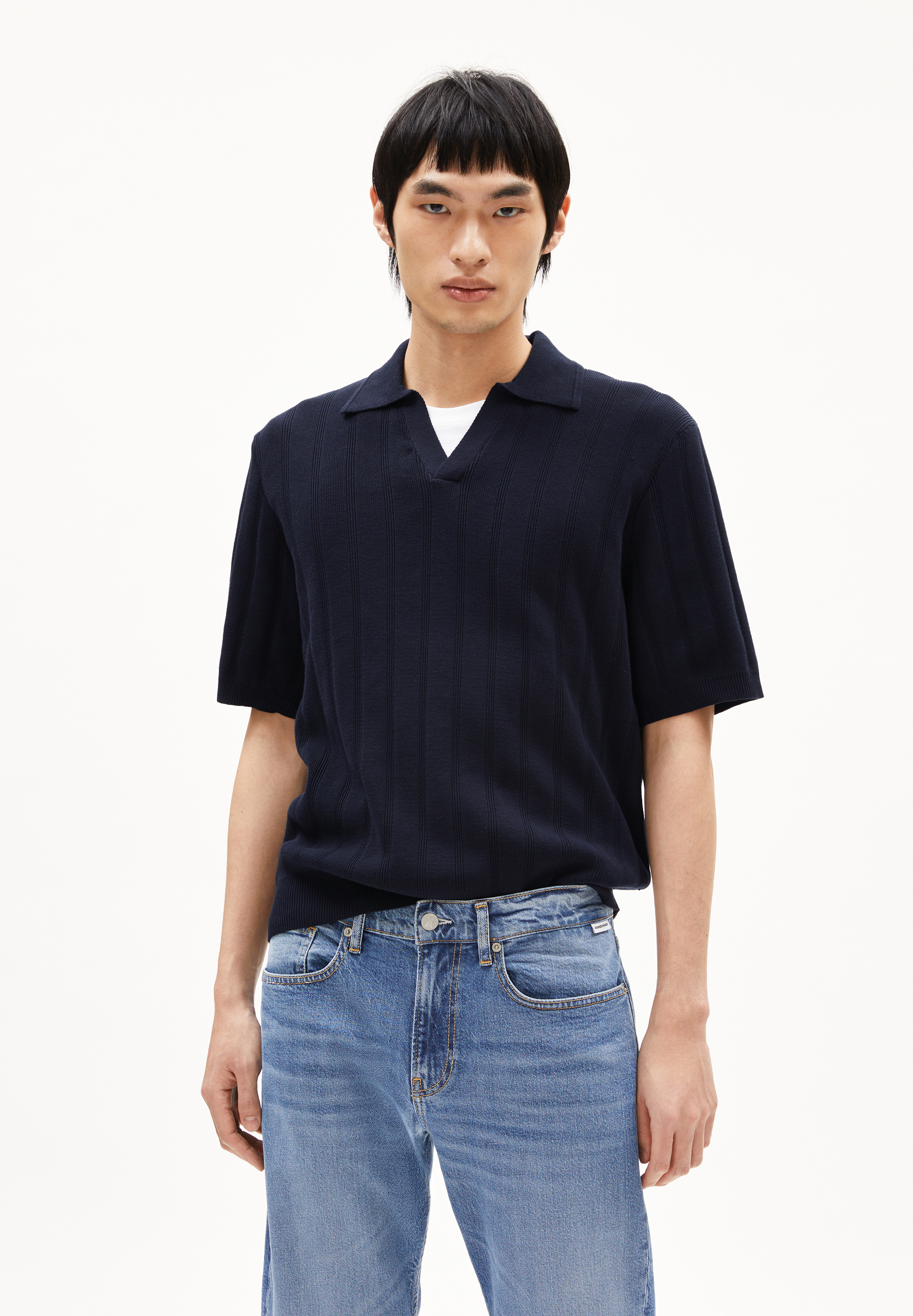 AARVEN Knitted shirt made of Organic Cotton
