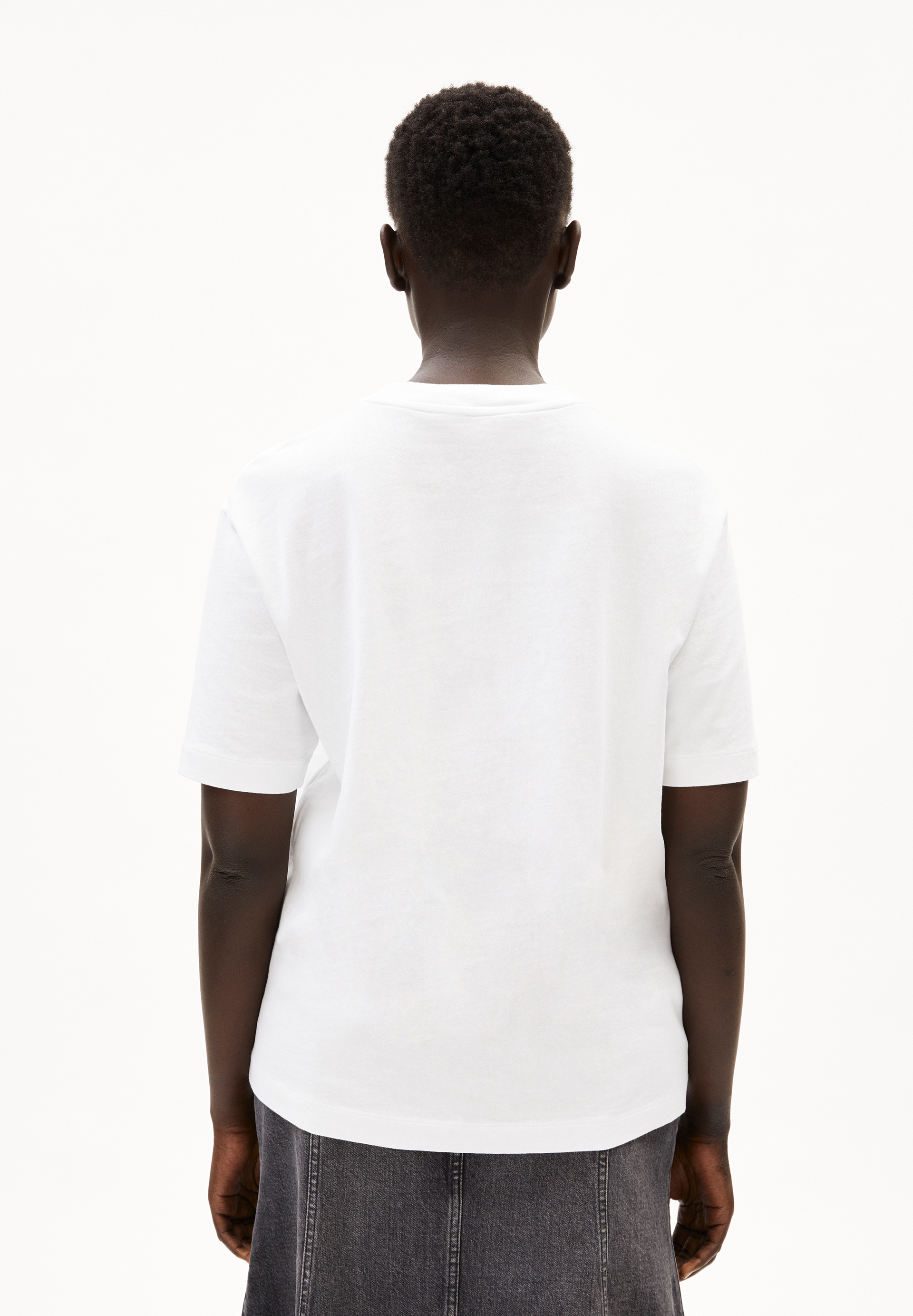 TARJAA WORDMARK Heavyweight T-shirt met loose fit van biologische katoenmix