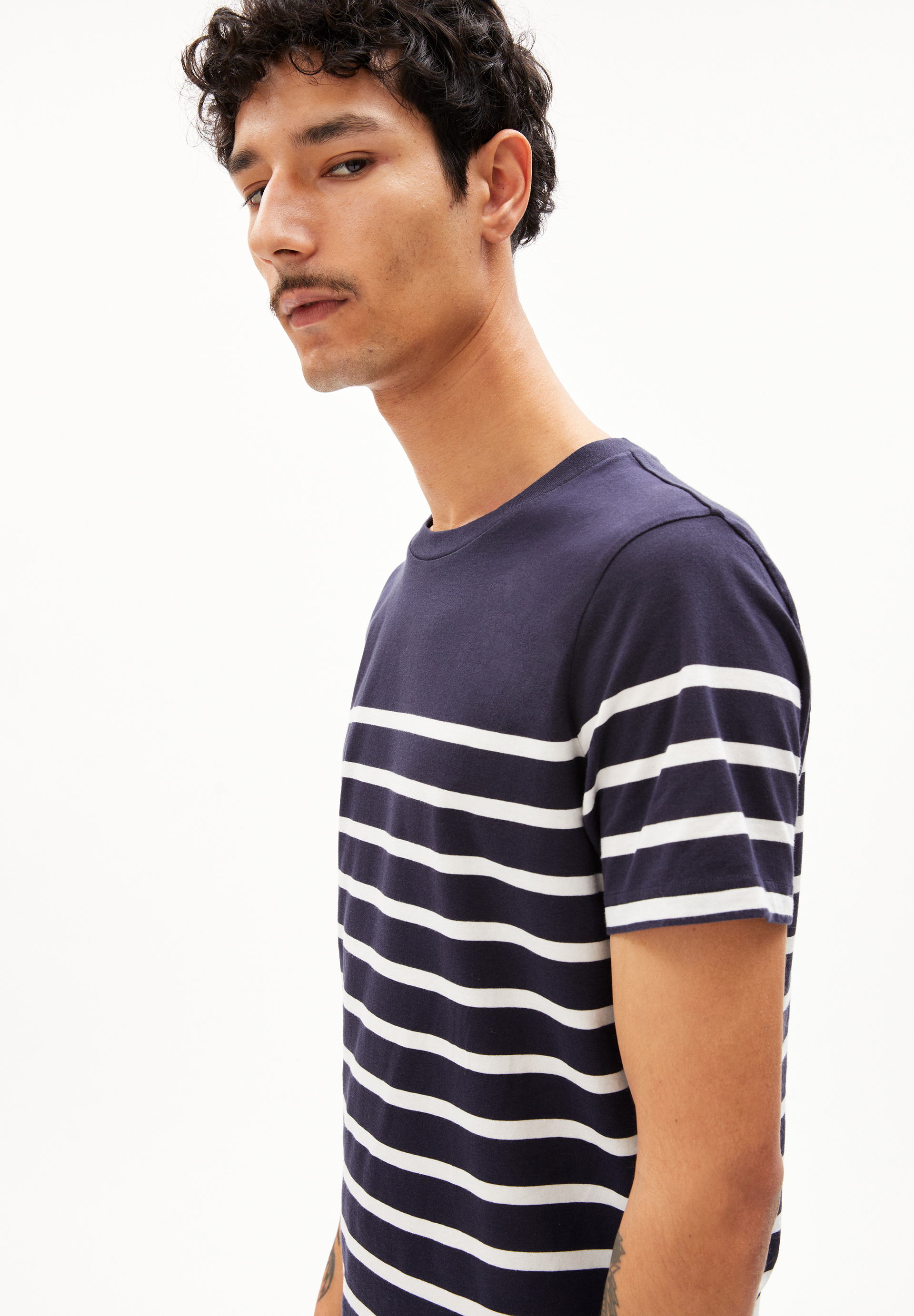 AADROS STRIPES T-Shirt Regular Fit aus Bio-Baumwolle
