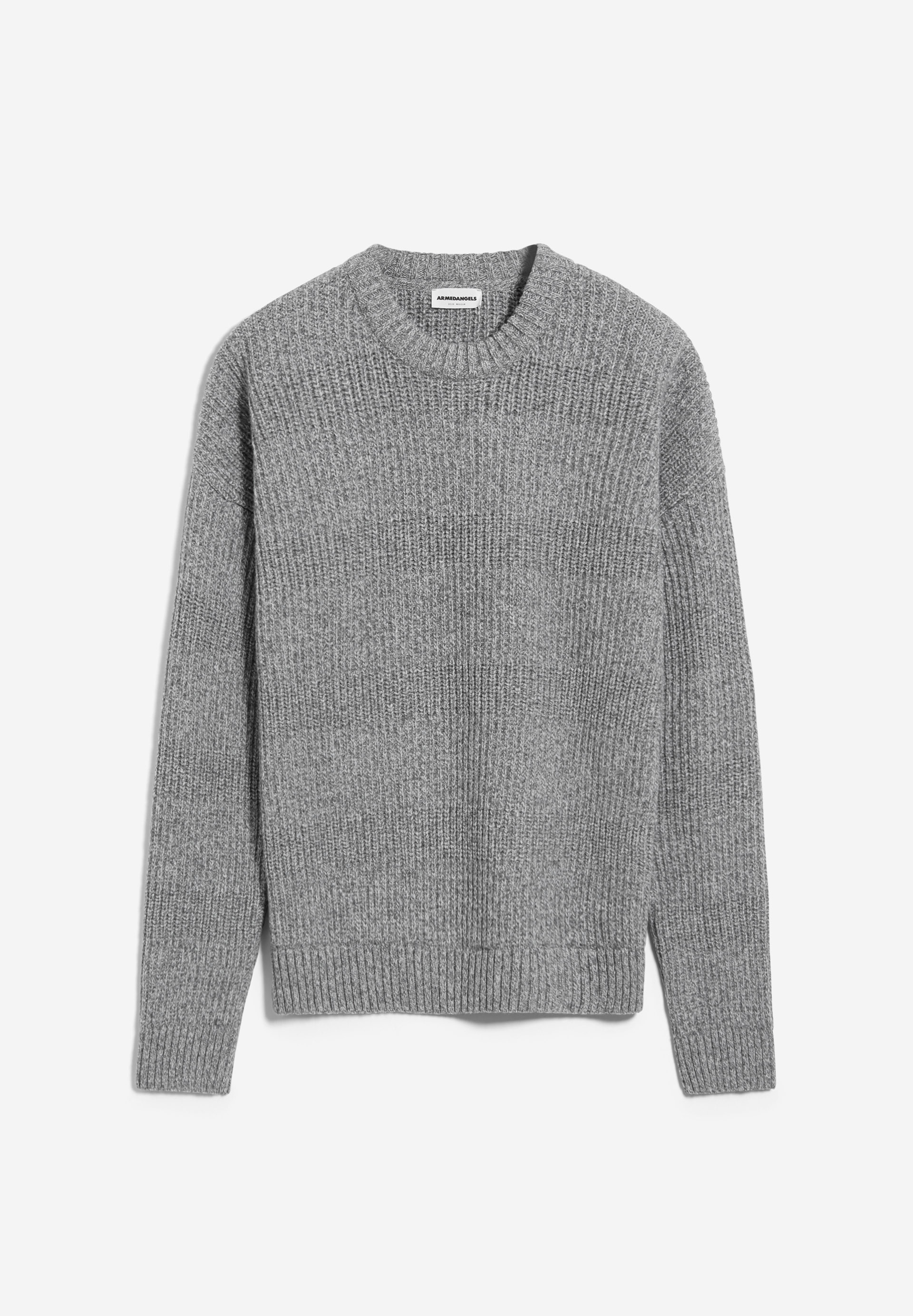 VISKAAN Pullover Relaxed Fit aus Bio-Woll-Mix (recycled)