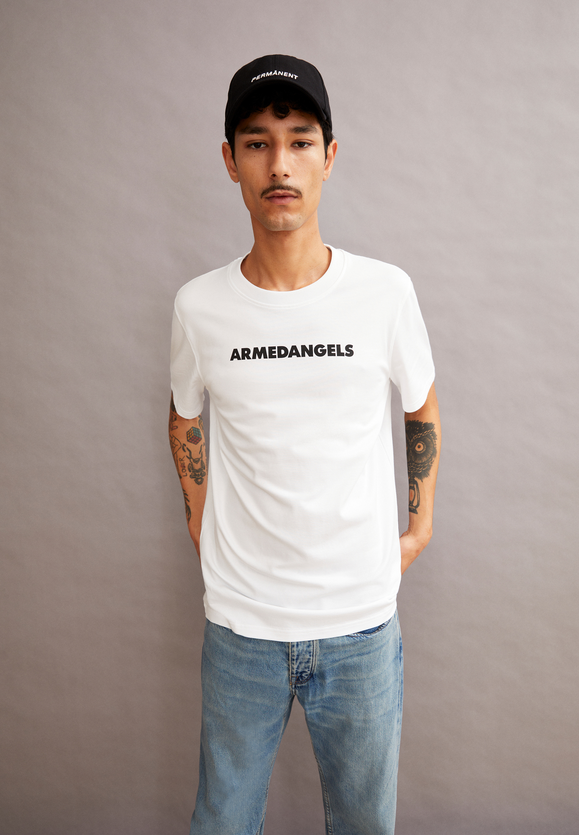 TAALU WORDMARK Heavyweight T-Shirt Relaxed Fit aus Bio-Baumwolle