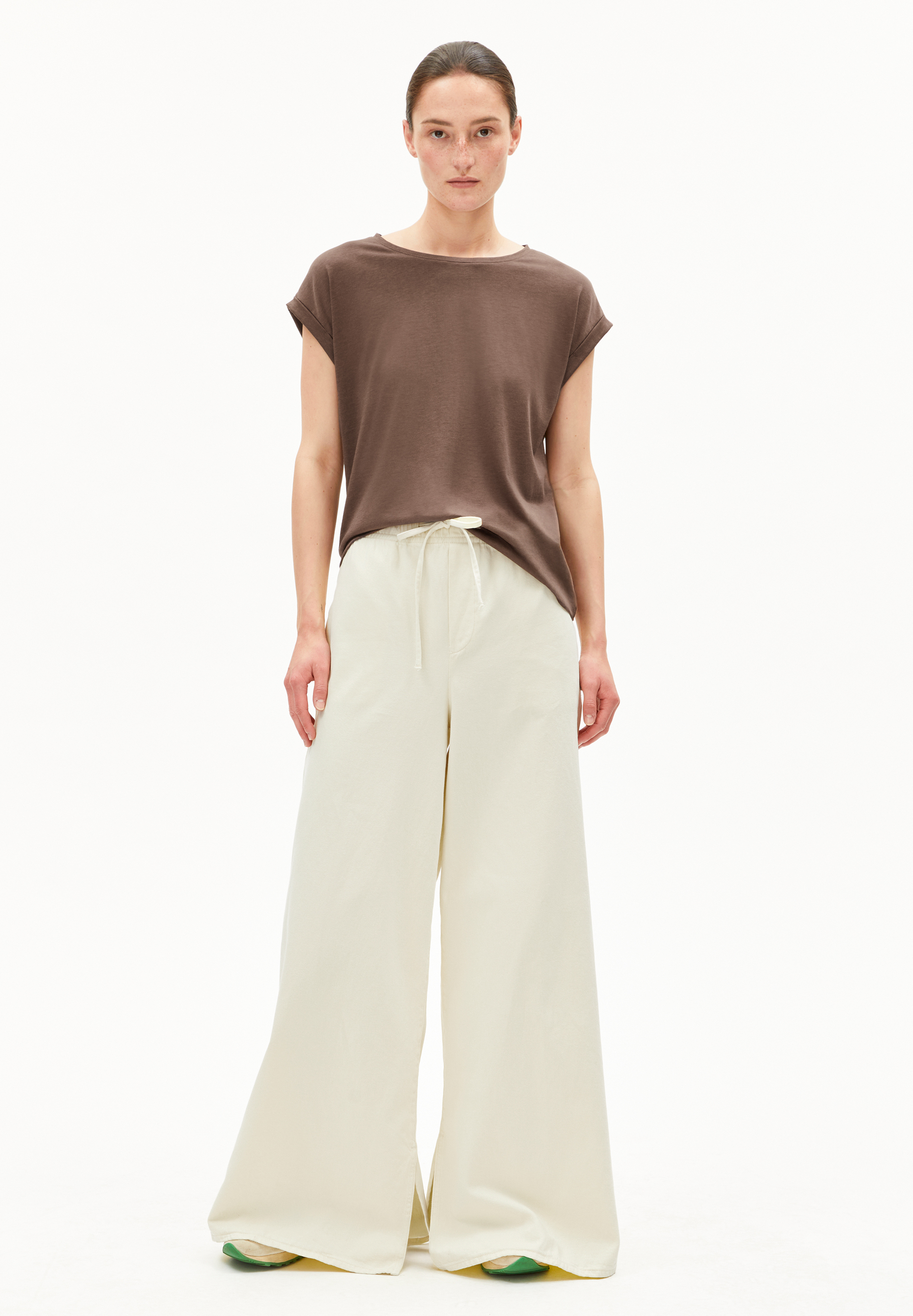 JILAANA T-shirt en mélange TENCEL™ Lyocell