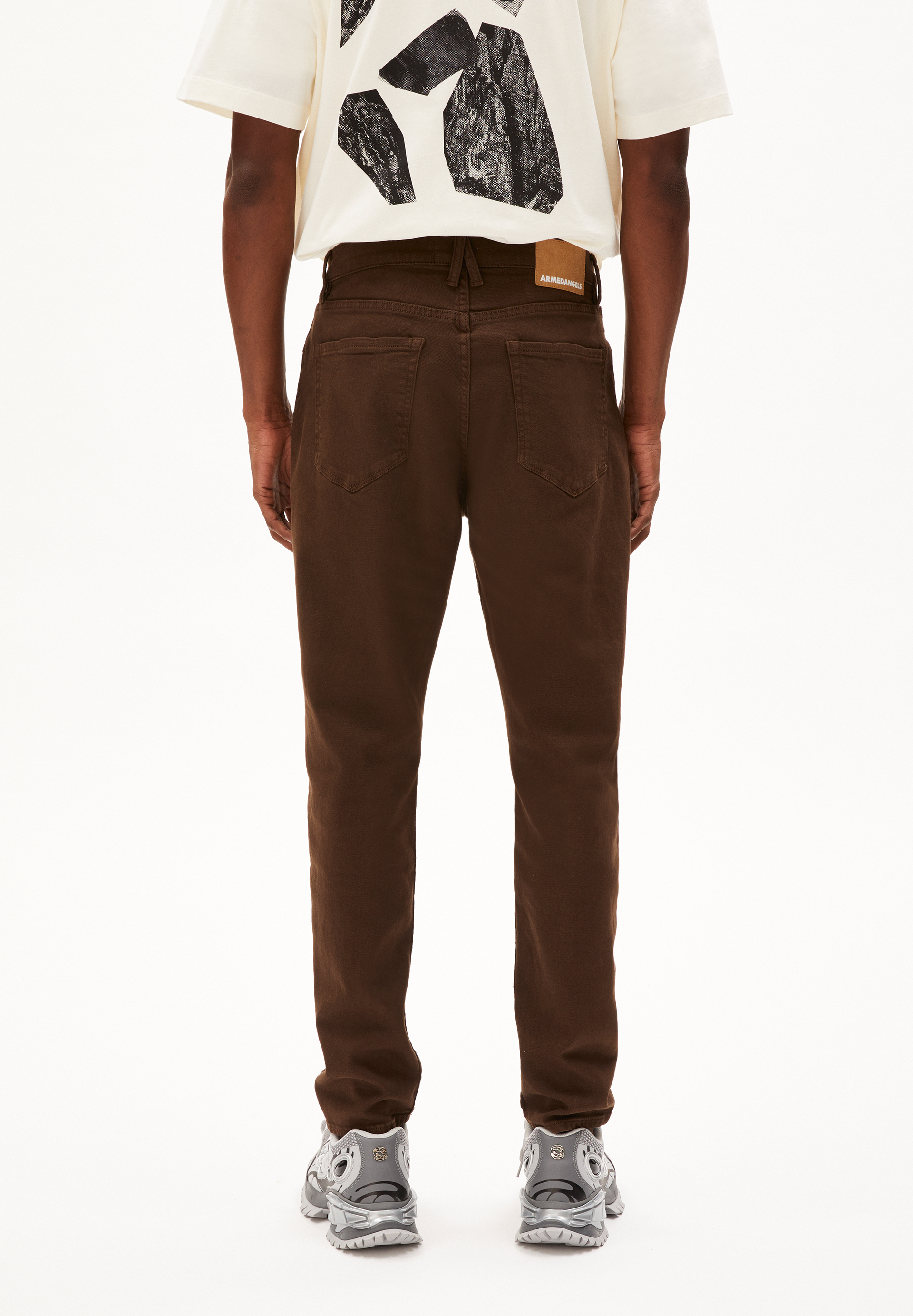 AARJO TARPA GMT DYE Jeans Tapered Leg Mid Waist Bio-Baumwoll Mix Comfort-Stretch