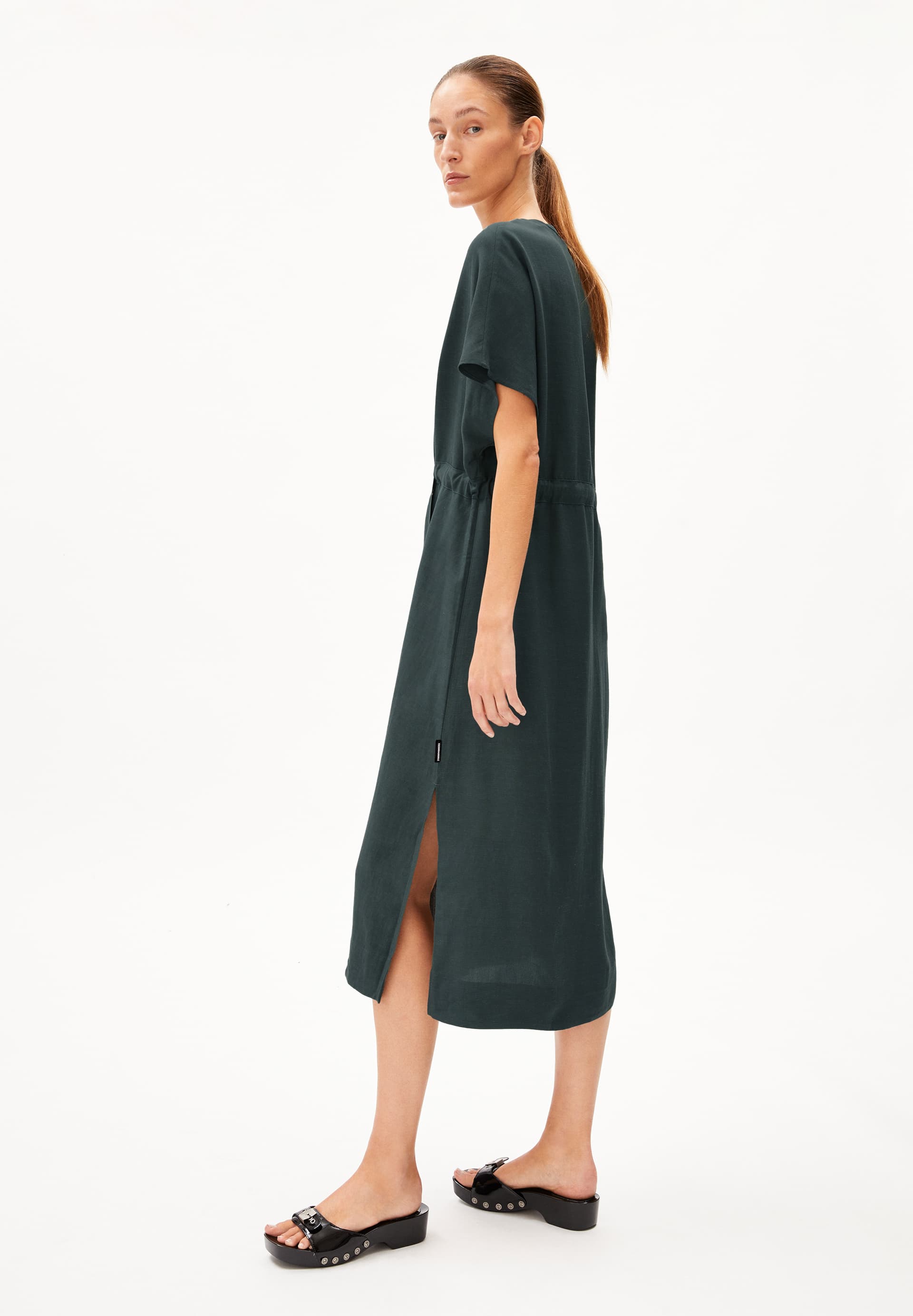 MAAHALIANA LINO Woven Dress Relaxed Fit made of Linen-Mix