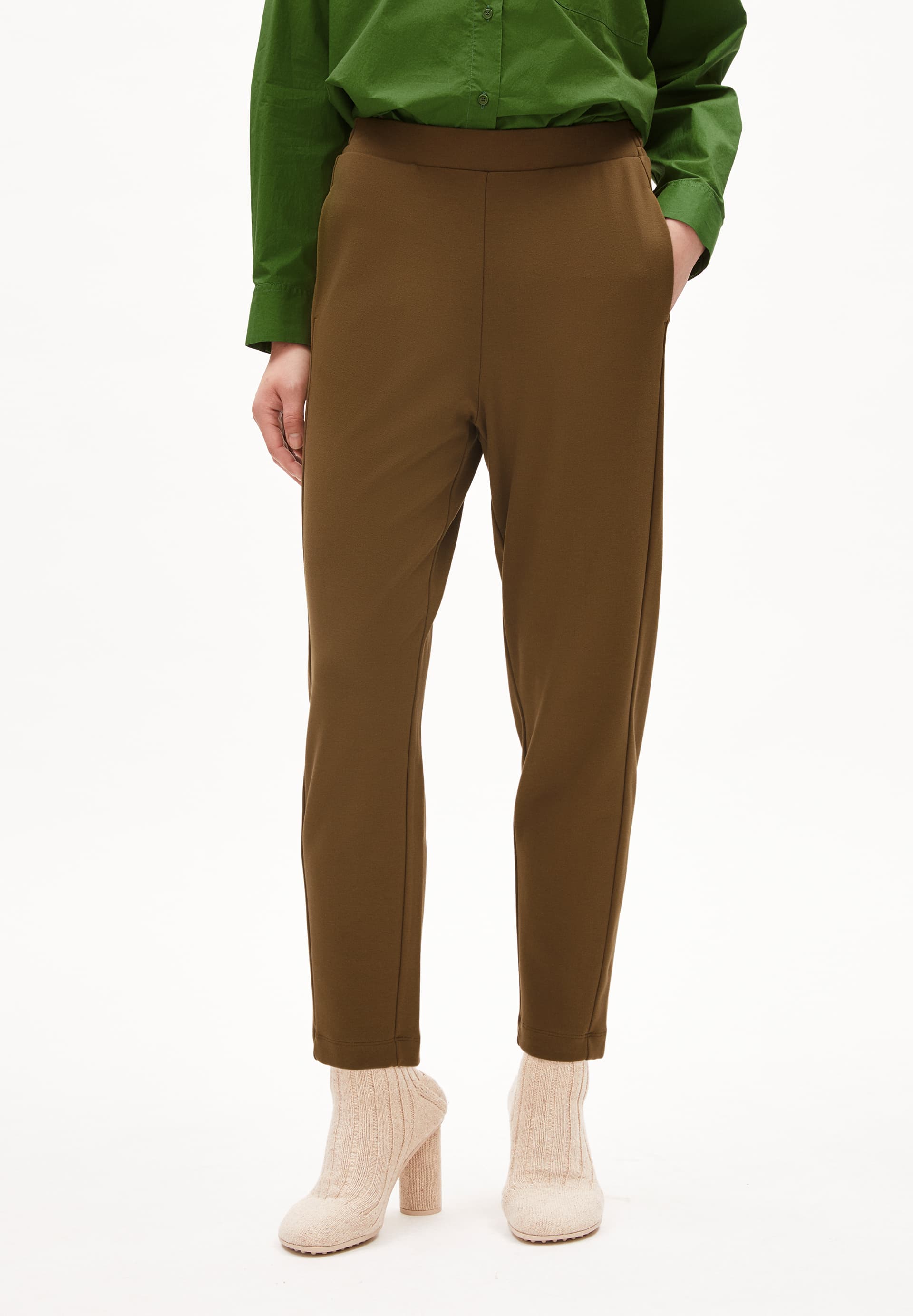MAGDAALENA Jerseyhose aus LENZING™ ECOVERO™ Viskose Mix