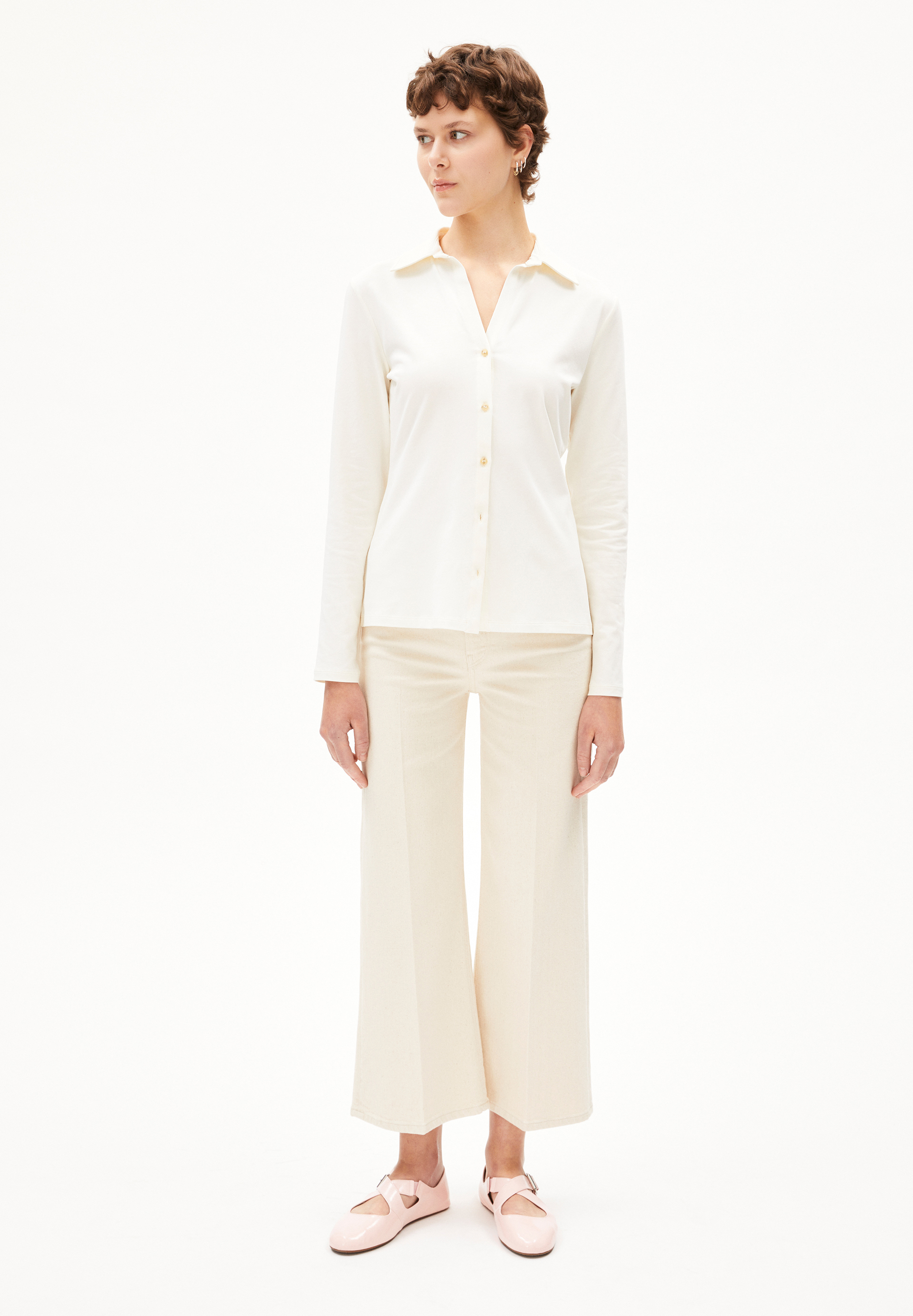 MURLIAA CROPPED Jean large en  en coton recyclé avec stretch comfort