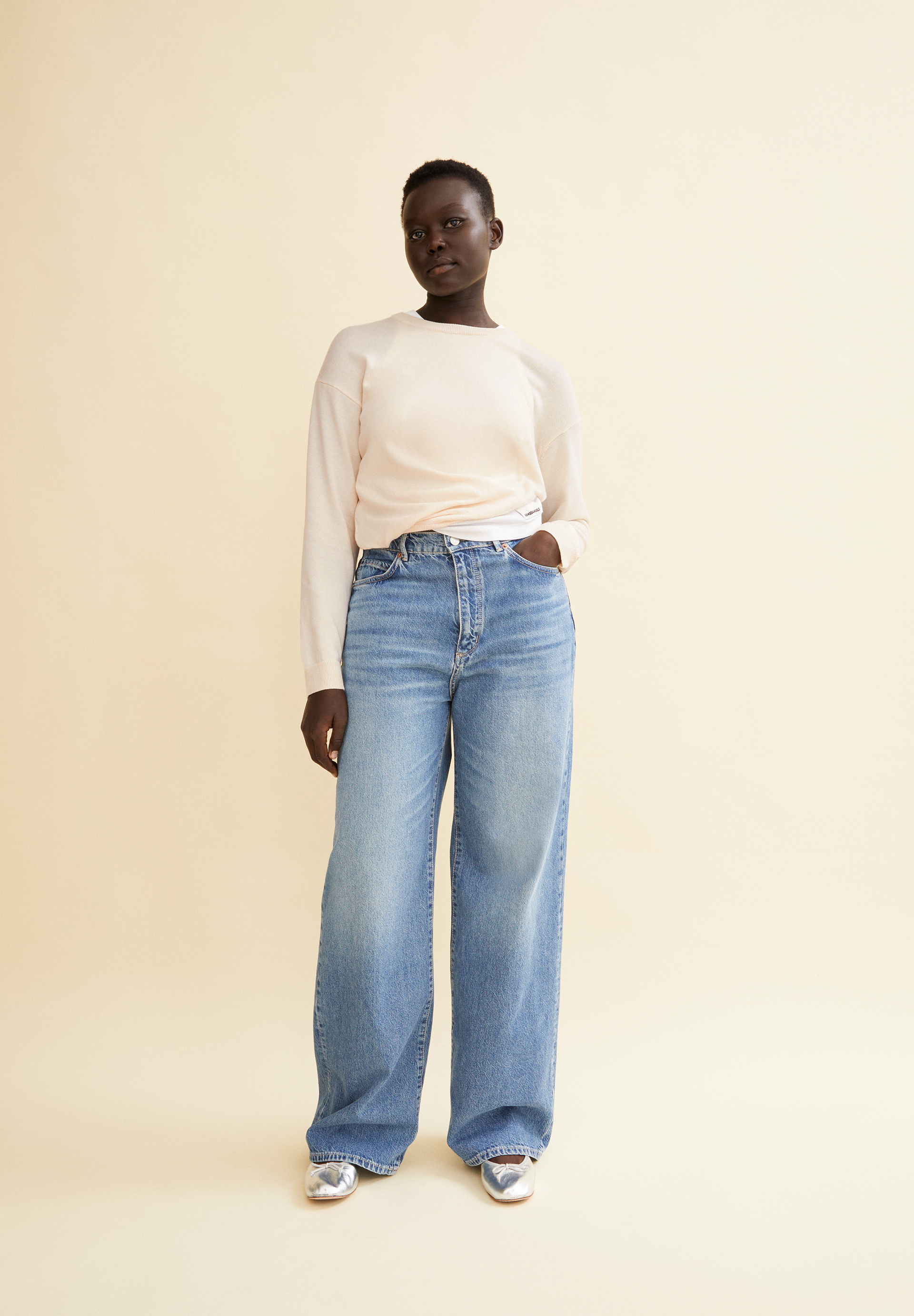 LARUNAA Pull en coton biologique mélangé