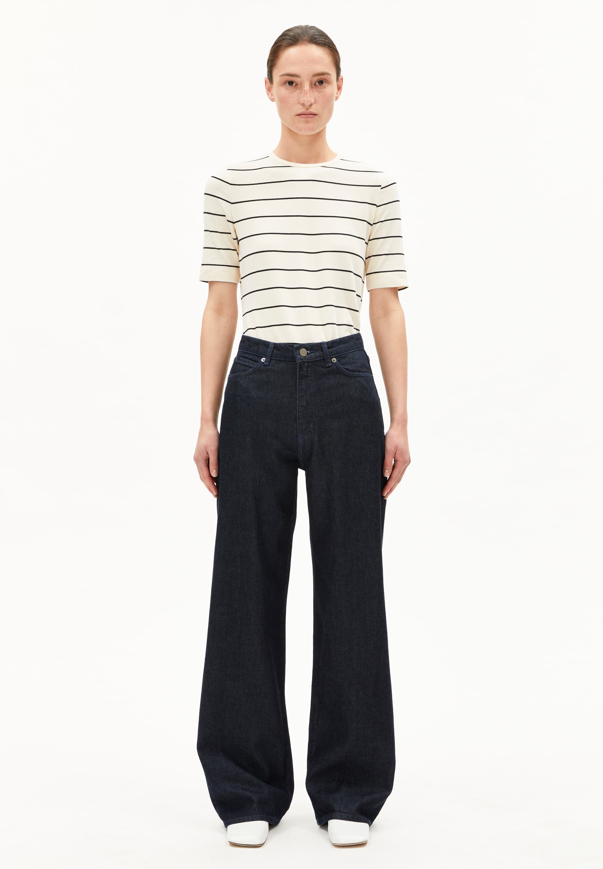 ENIJAA FLOW Jeans Wide Leg High Waist TENCEL™ Lyocell Mix Non-Stretch