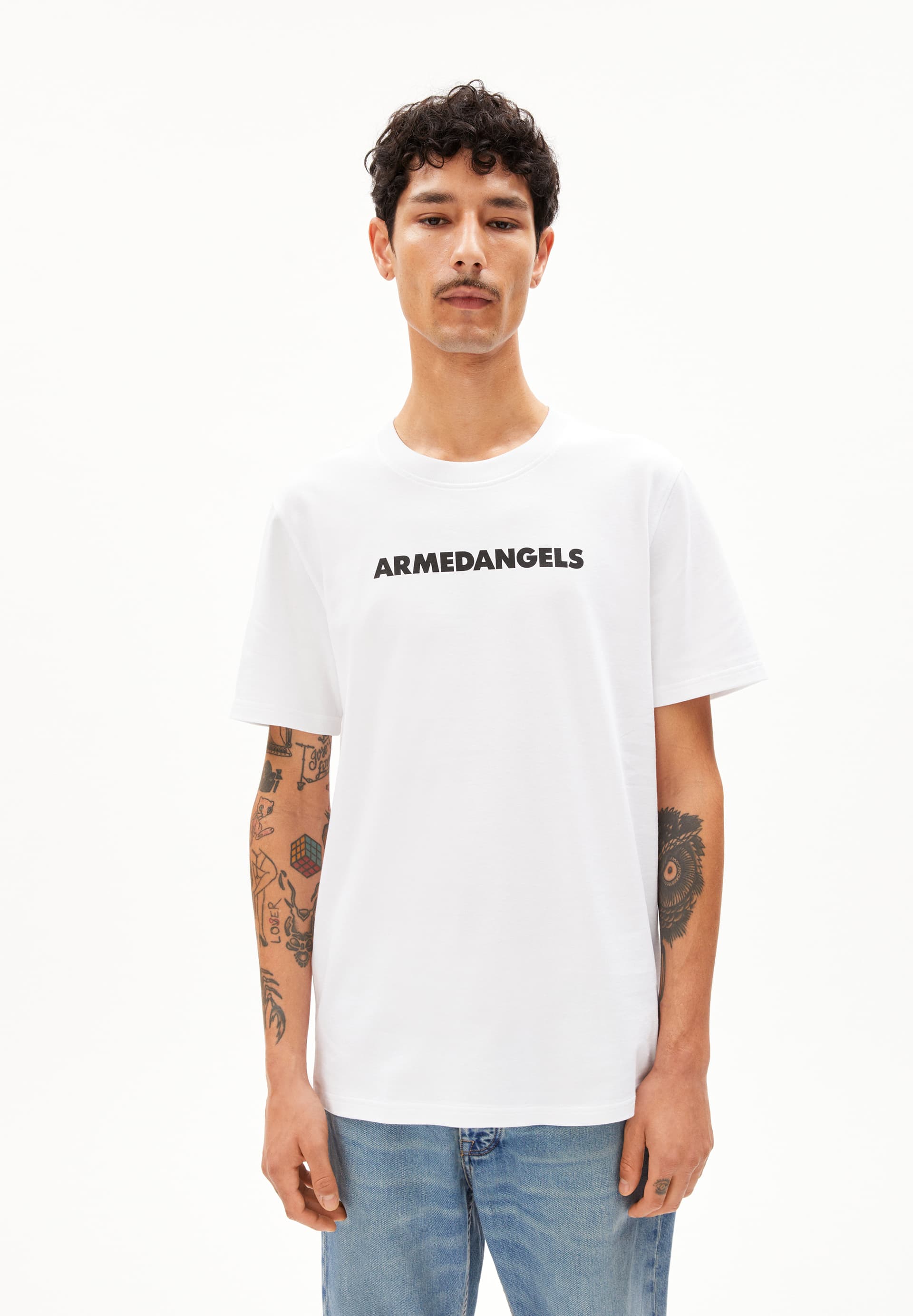 TAALU WORDMARK Heavyweight T-Shirt Relaxed Fit aus Bio-Baumwolle